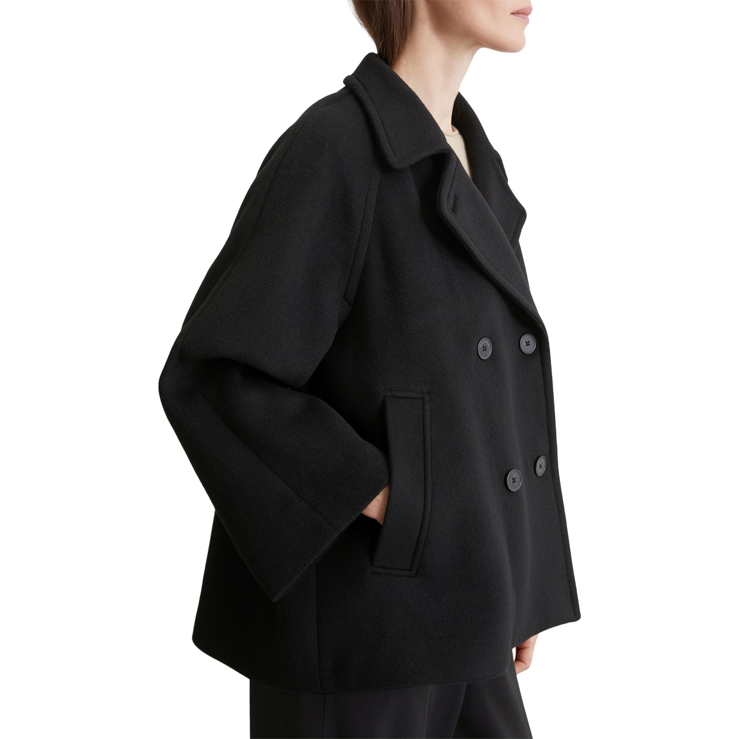 MARC O'POLO Paltas moterims, Juoda, Coats 408008470375 4