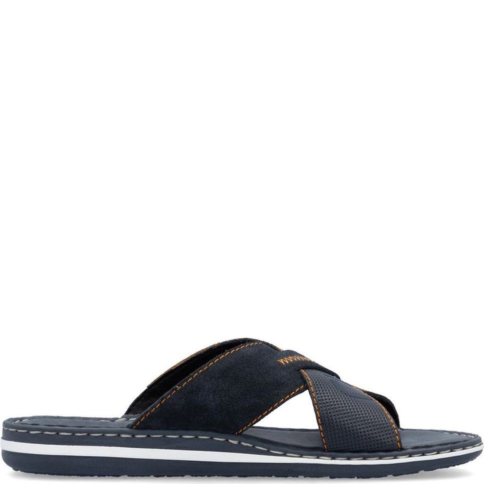 RIEKER Šlepetės vyrams, Mėlyna 3