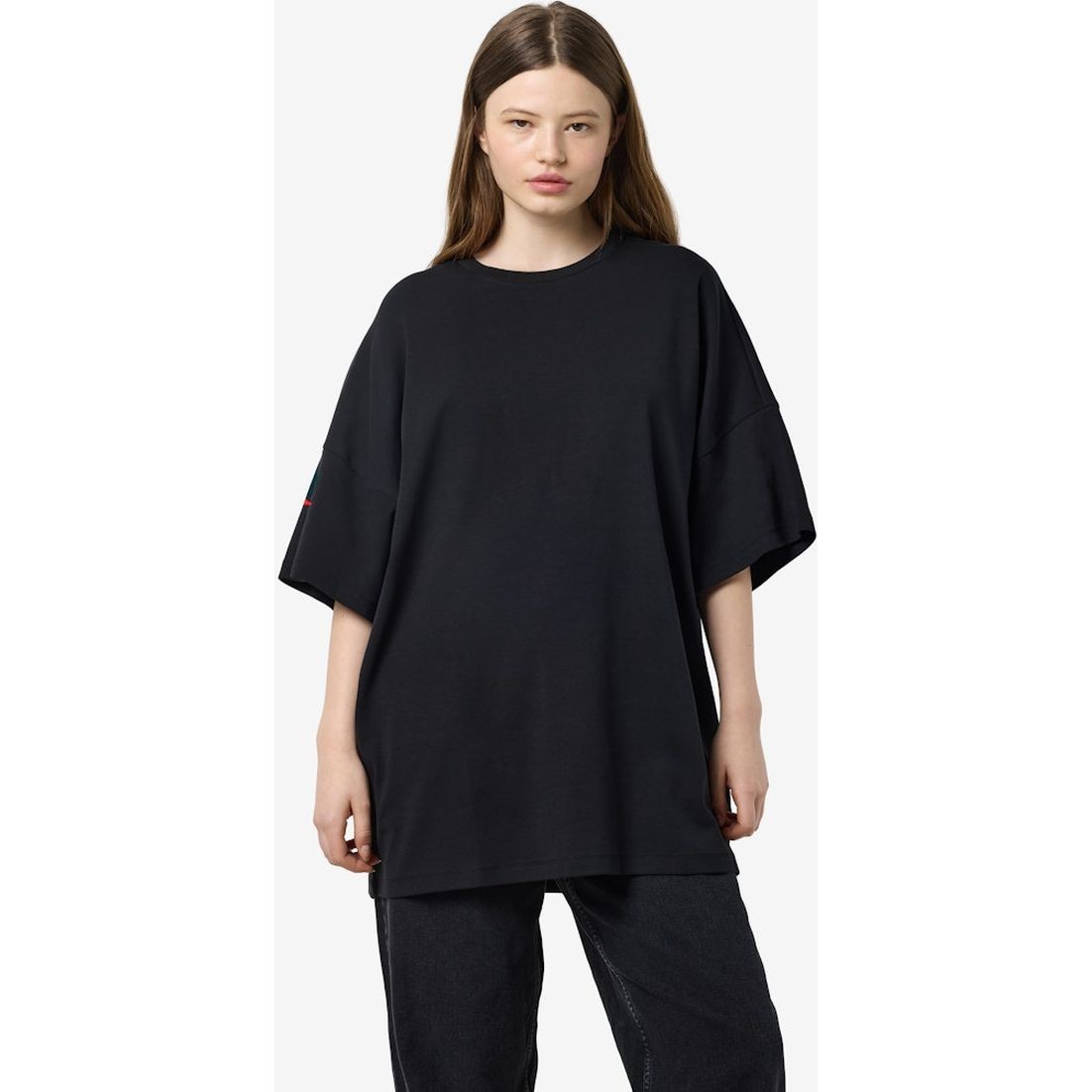 NOISY MAY Marškinėliai moterims, Juoda, Mocca boxy tee 2