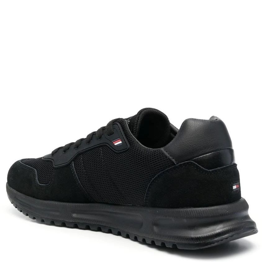 TOMMY HILFIGER Sportiniai bateliai vyrams, Juoda, CORPORATE MIX RUNNER 3