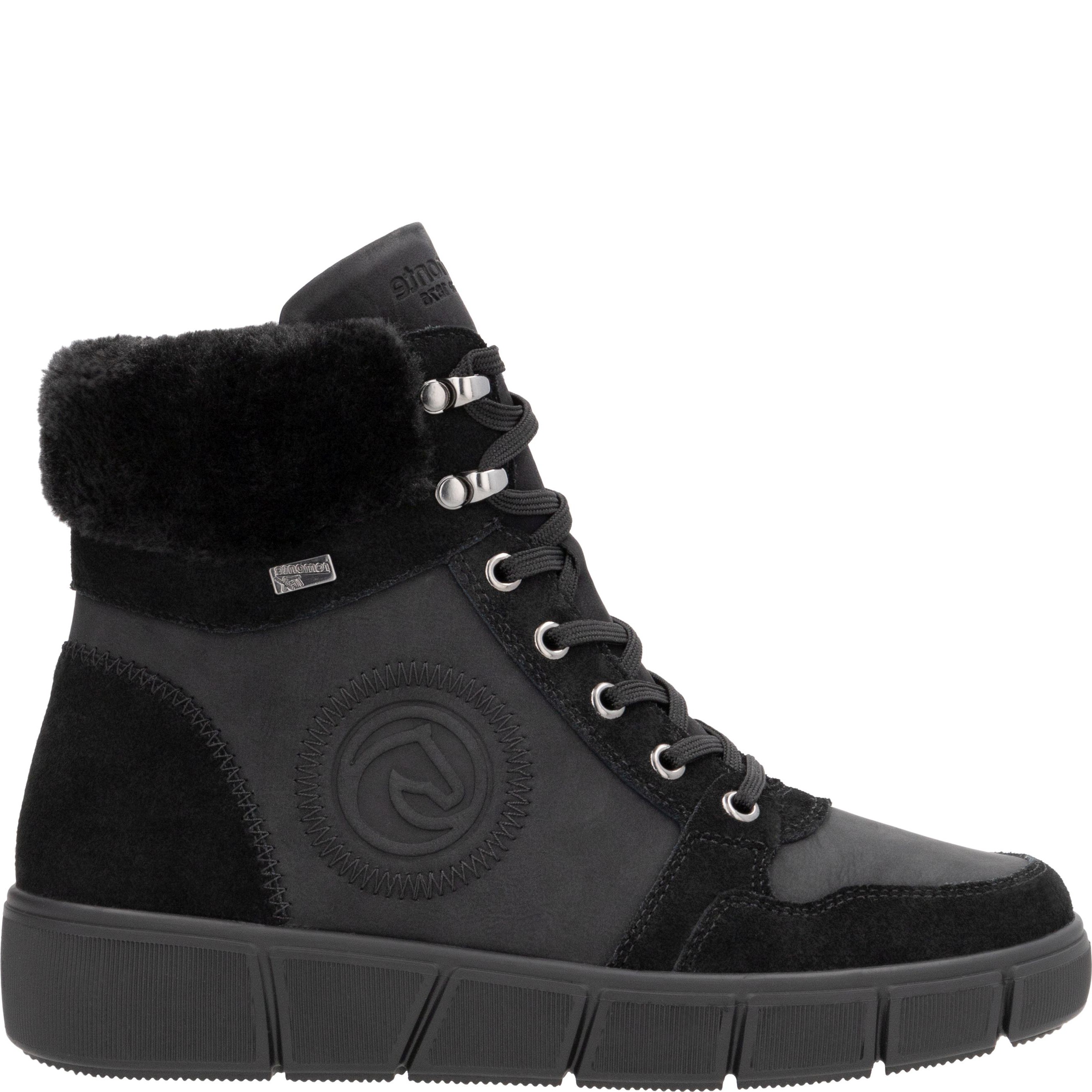 REMONTE Aulinukai moterims, Juoda, Ladies mid height boots 4