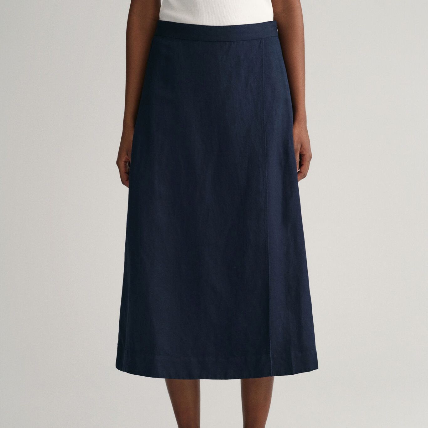 GANT Midi sijonas moterims, Mėlyna 2