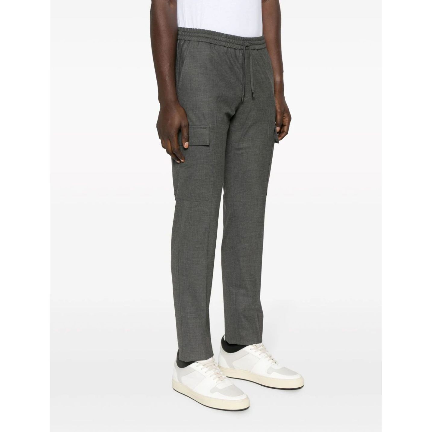 TOMMY HILFIGER Laisvalaikio kelnės vyrams, Pilka, Hampton cargo tonic wool po 2