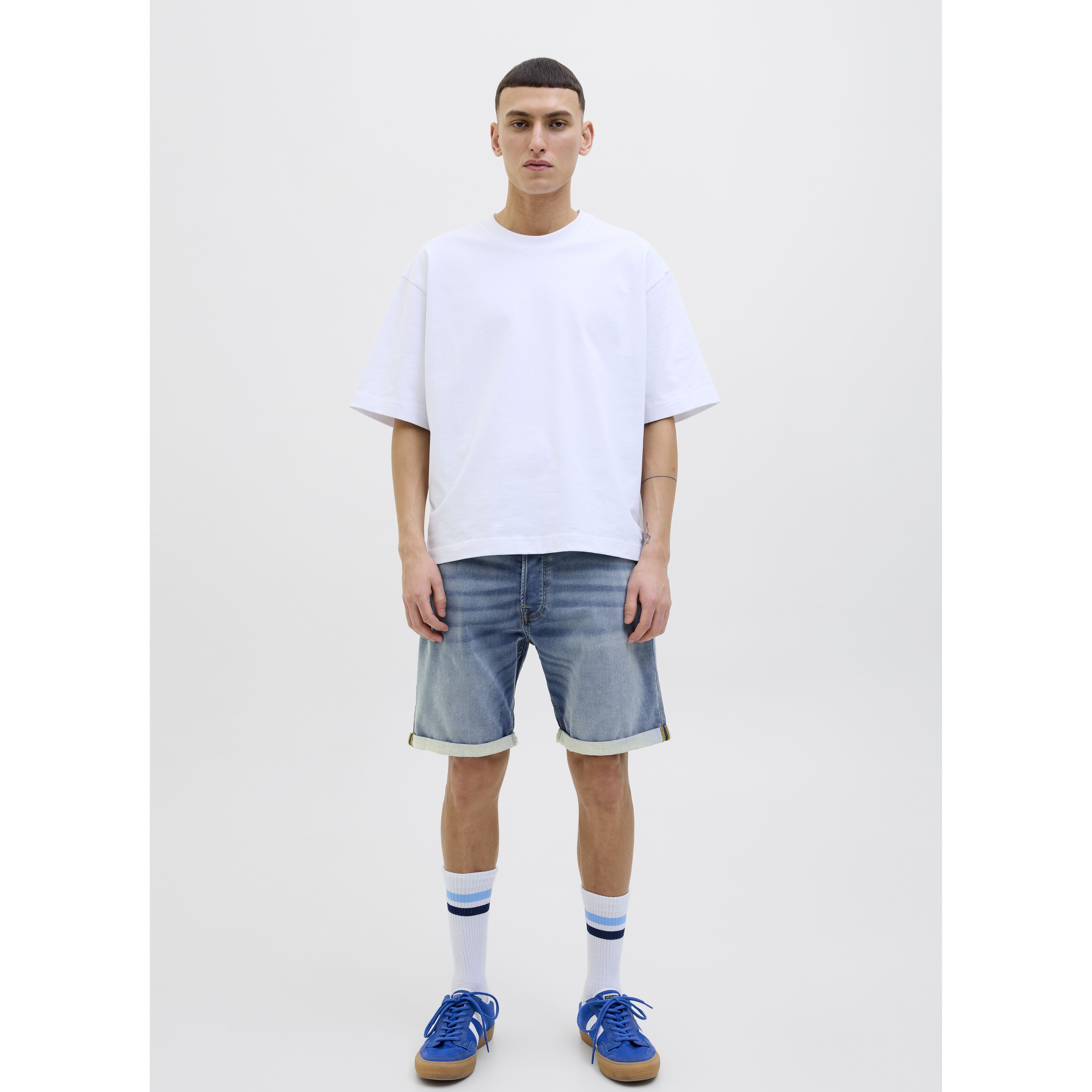 JACK & JONES Šortai vyrams, Mėlyna, Rick shorts 5
