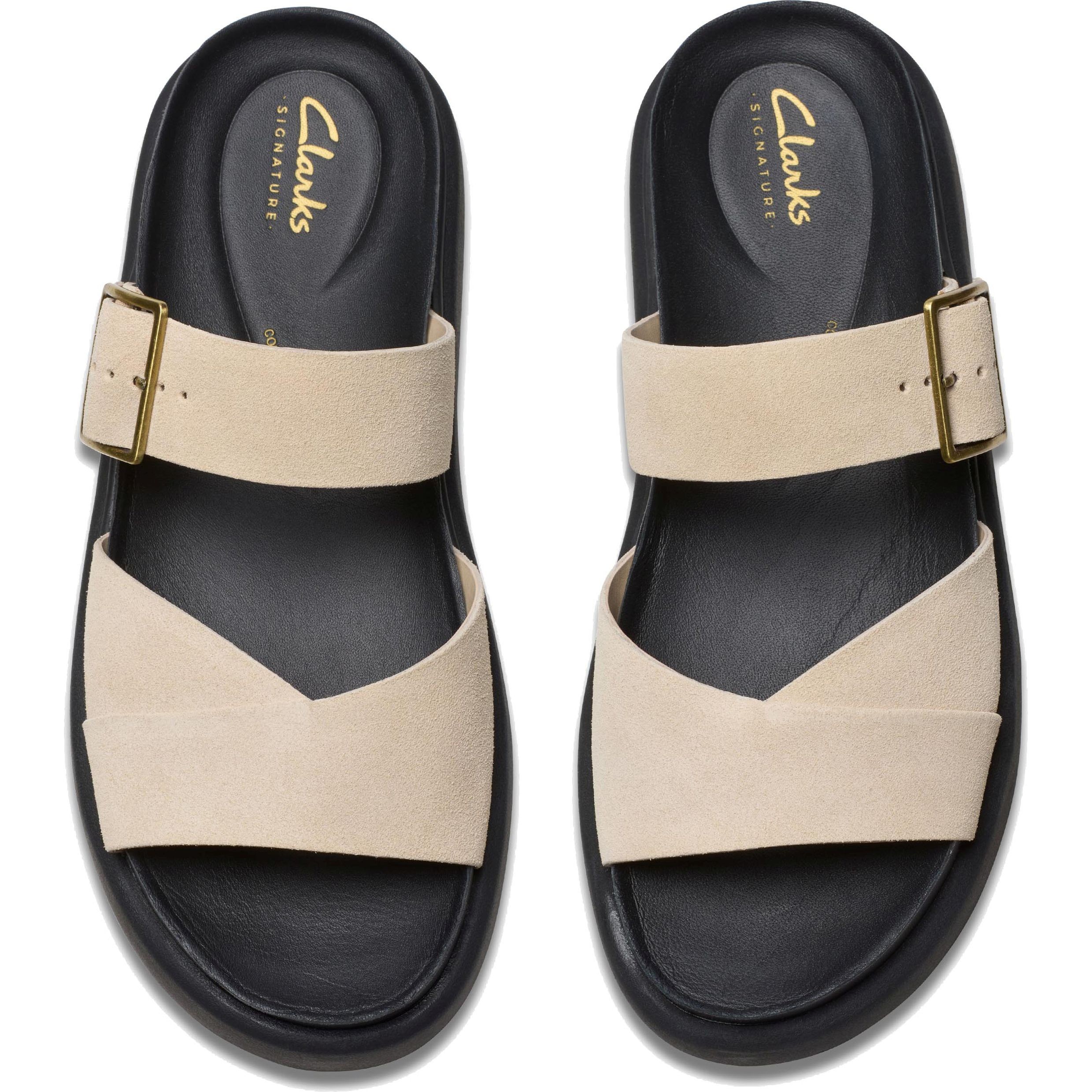 CLARKS Basutės moterims, Smėlio, Aristella sandals 4