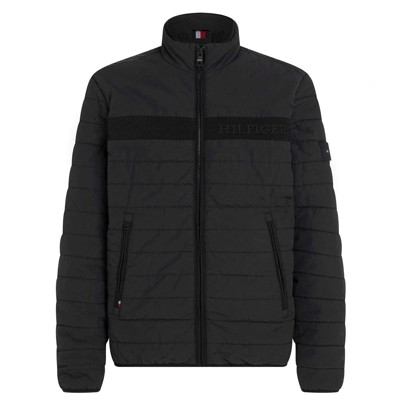 TOMMY HILFIGER Pūkinė striukė vyrams, Juoda, Gmd padded regatta jacket 1