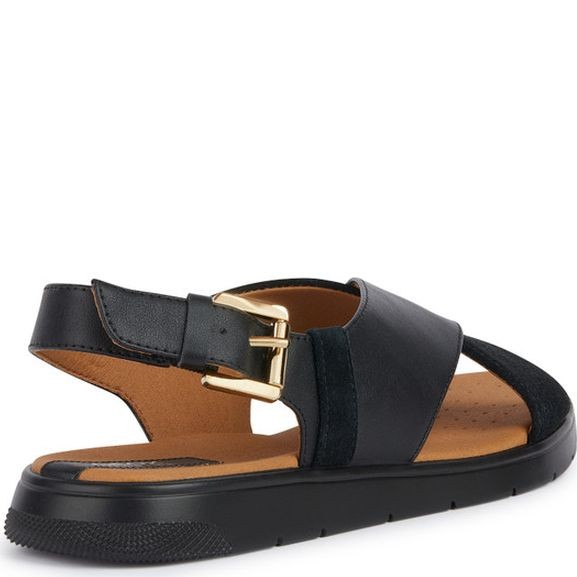 GEOX Basutės moterims, Juoda, Dandra sandals 4