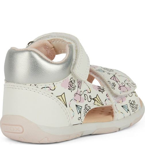 GEOX Basutės mergaitėms, Balta, Sandal tapuz 4