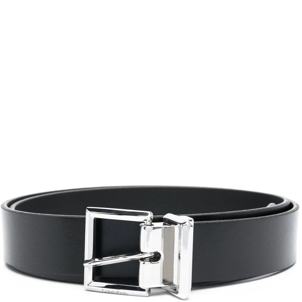 CALVIN KLEIN Diržas moterims, Juoda, ARCHIVAL CHAIN SQR BELT 25MM 1