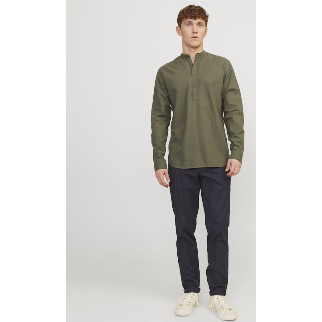 JACK & JONES Marškiniai vyrams, Žalia, Jjesummer shirts 4