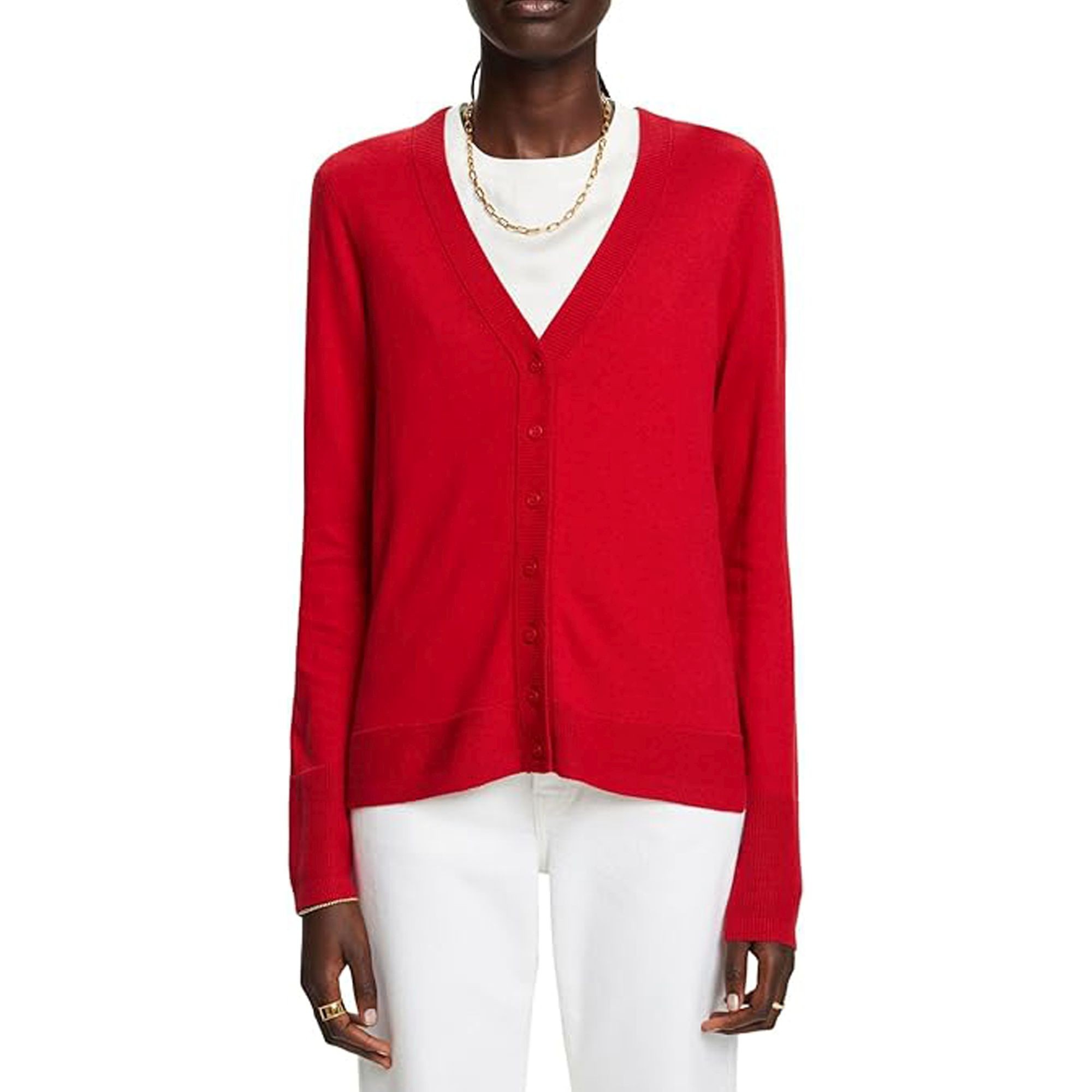 ESPRIT Kardigan naised, V-neck cardigan 2