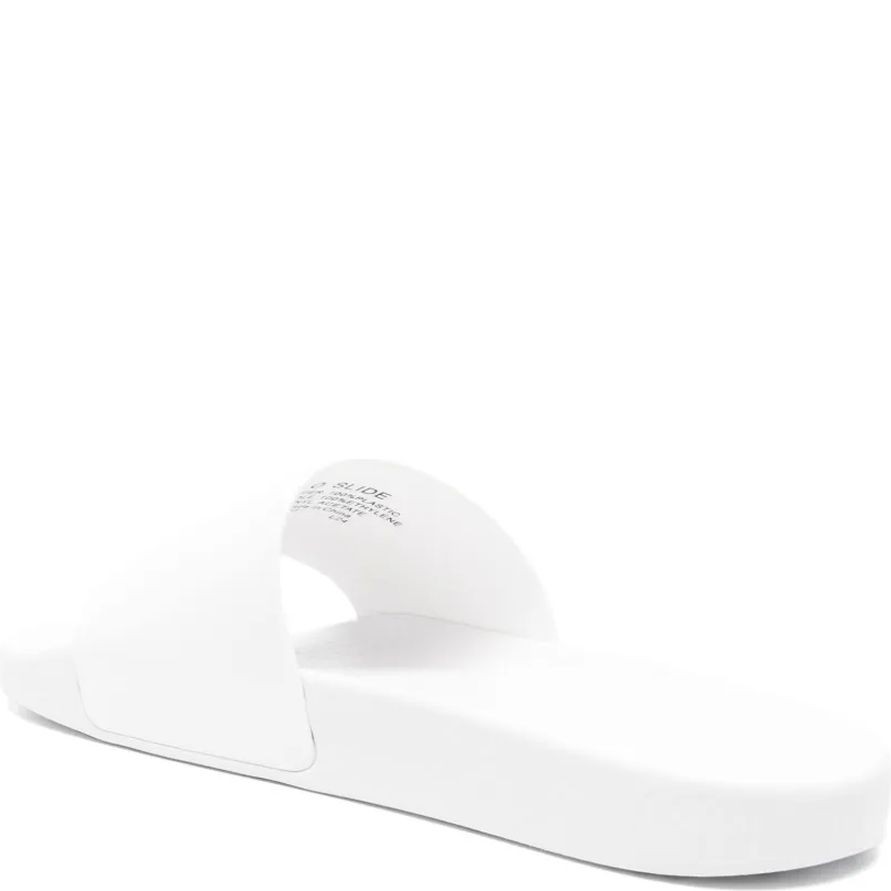 POLO RALPH LAUREN Guminės šlepetės vyrams, Balta, Polo slide-sandals 3