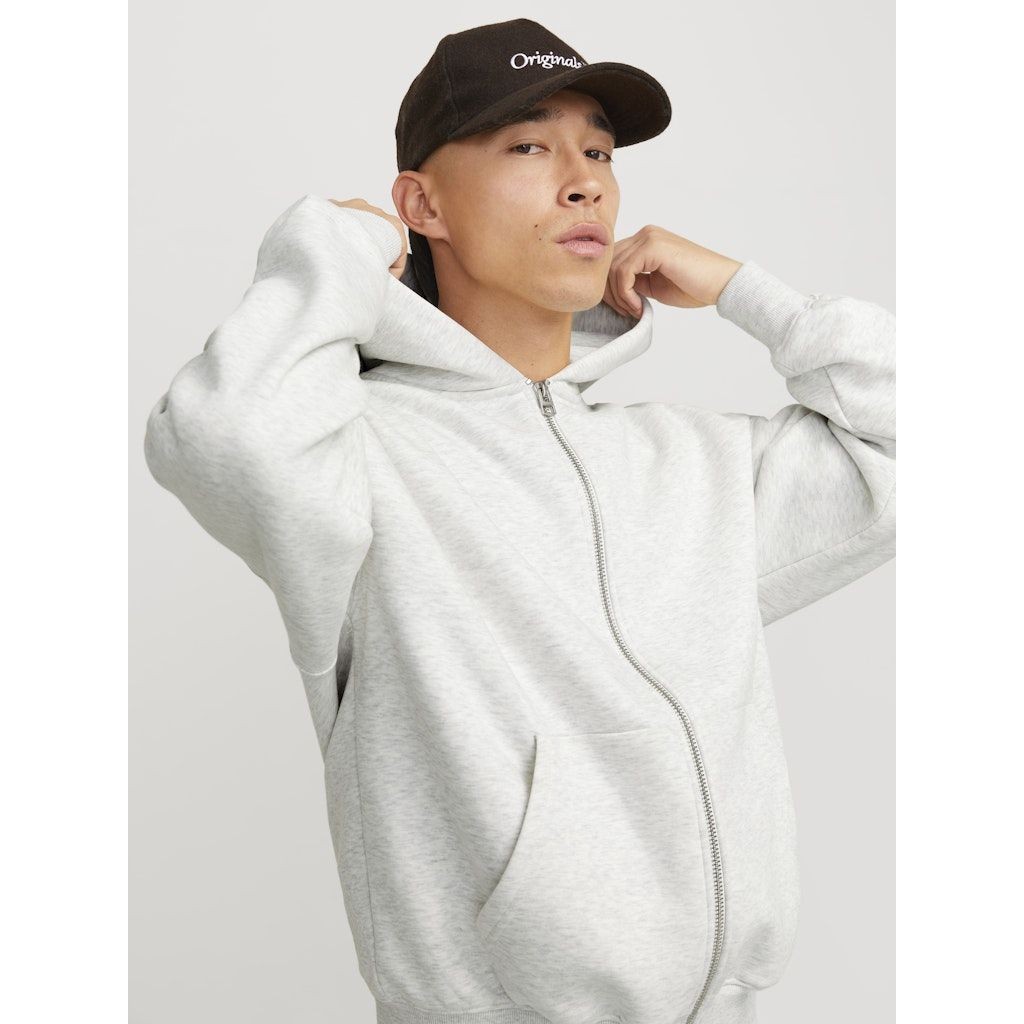 JACK & JONES Džemperis vyrams, Gray, Urban edge sweat zip hood 7