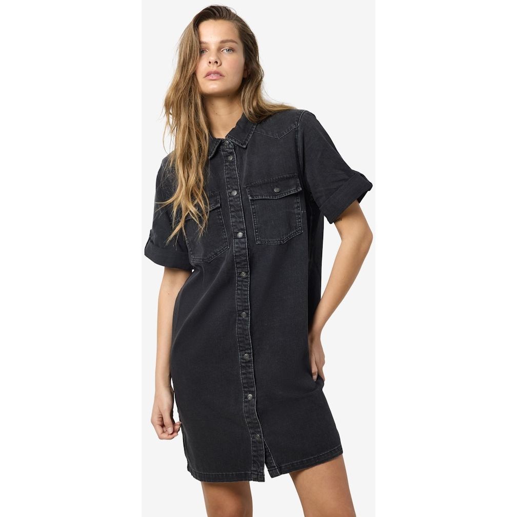 NOISY MAY Mini suknelė moterims, Juoda, Nmnew signmini dress 6