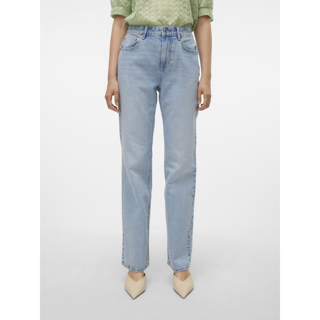 VERO MODA Tiesūs džinsai moterims, Mėlyna, Tessa straight 5