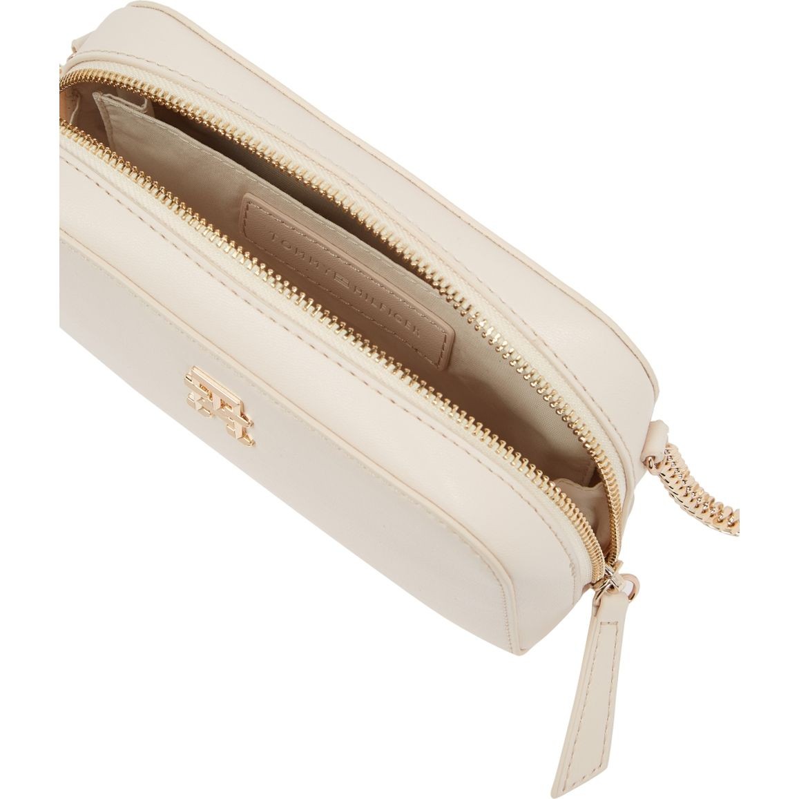 TOMMY HILFIGER Rankinė per petį moterims, Smėlio, Feminine crossover 4