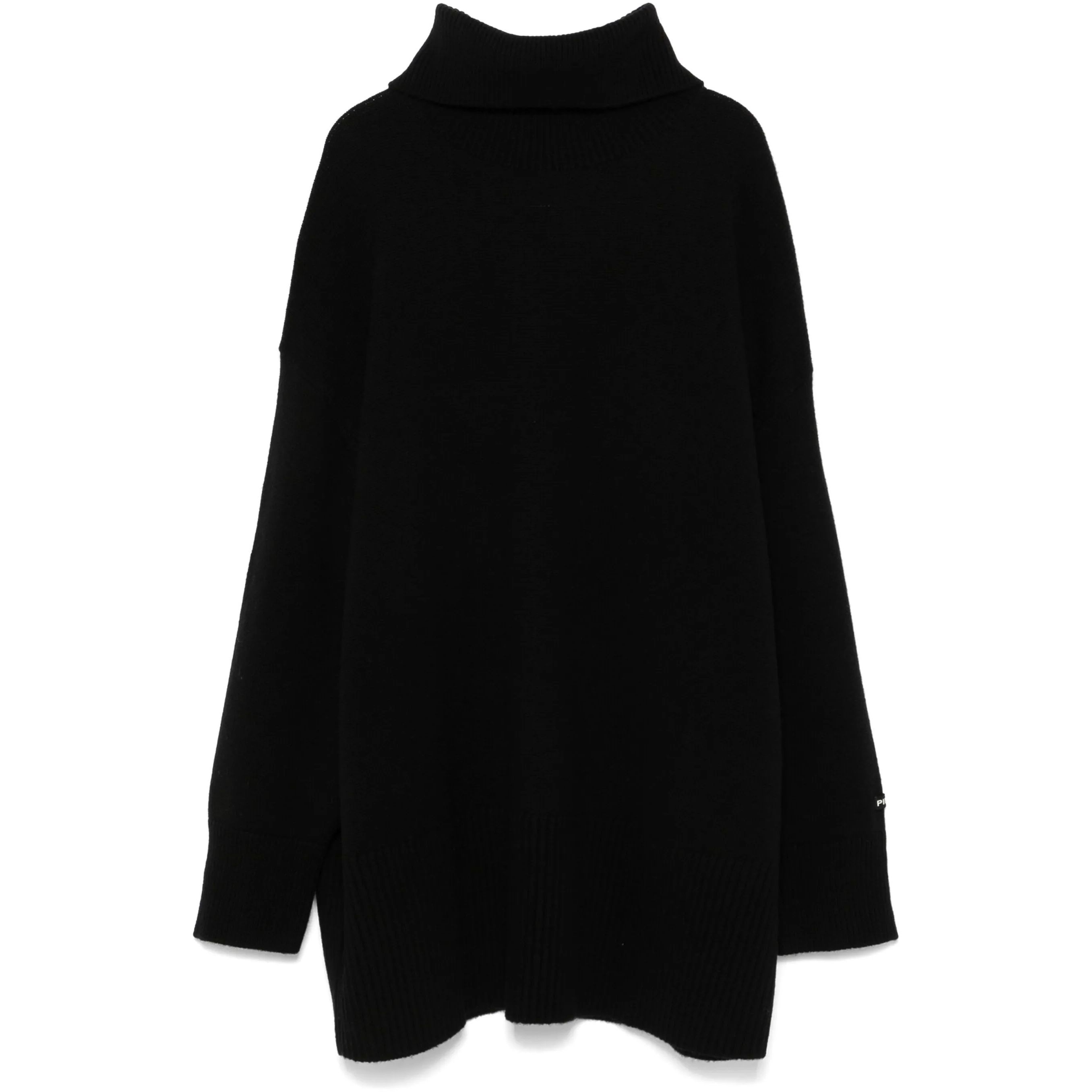 PINKO Megztinis su kaklu moterims, Juoda, Turtleneck