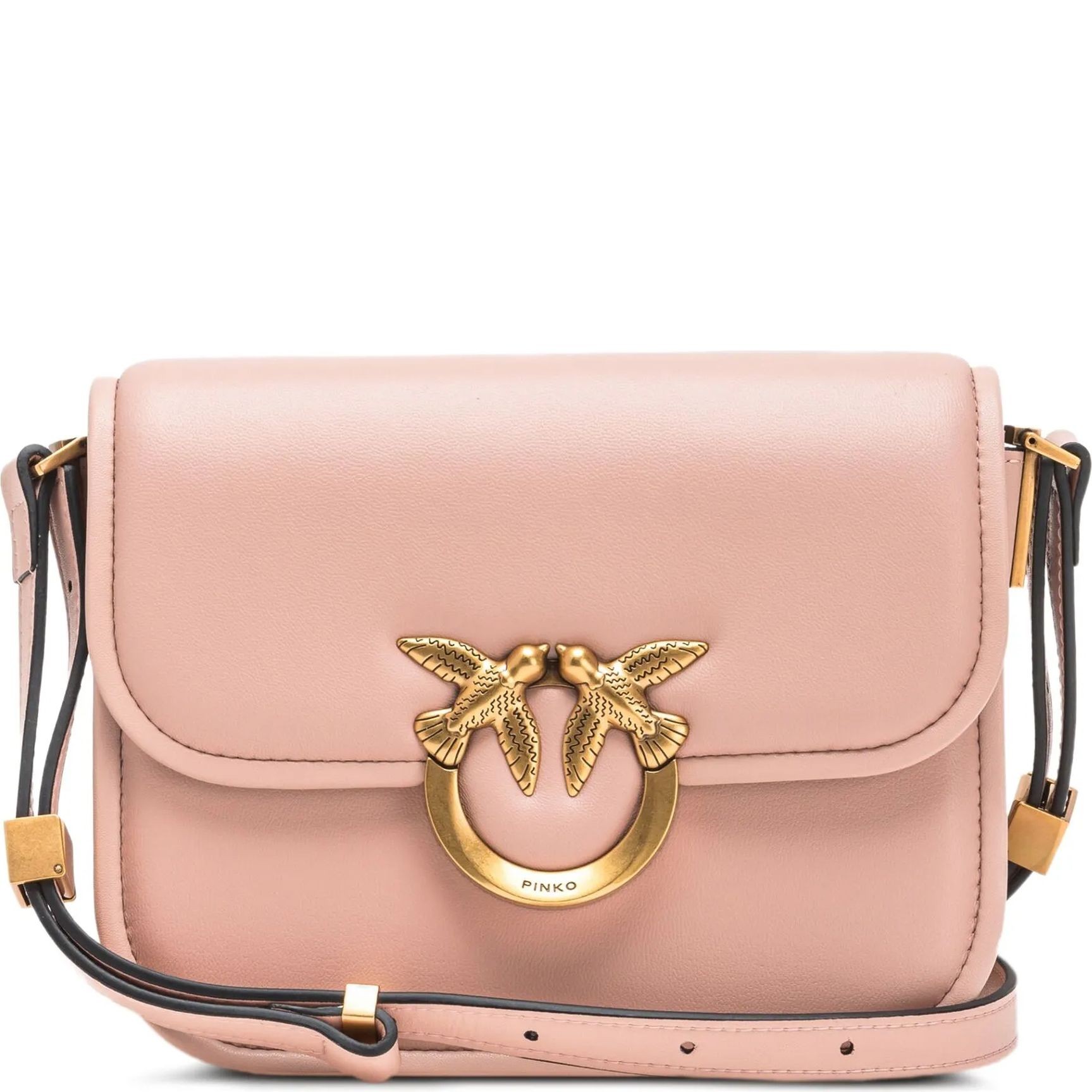 PINKO Rankinė per petį moterims, Rožinė, Love should bag 1