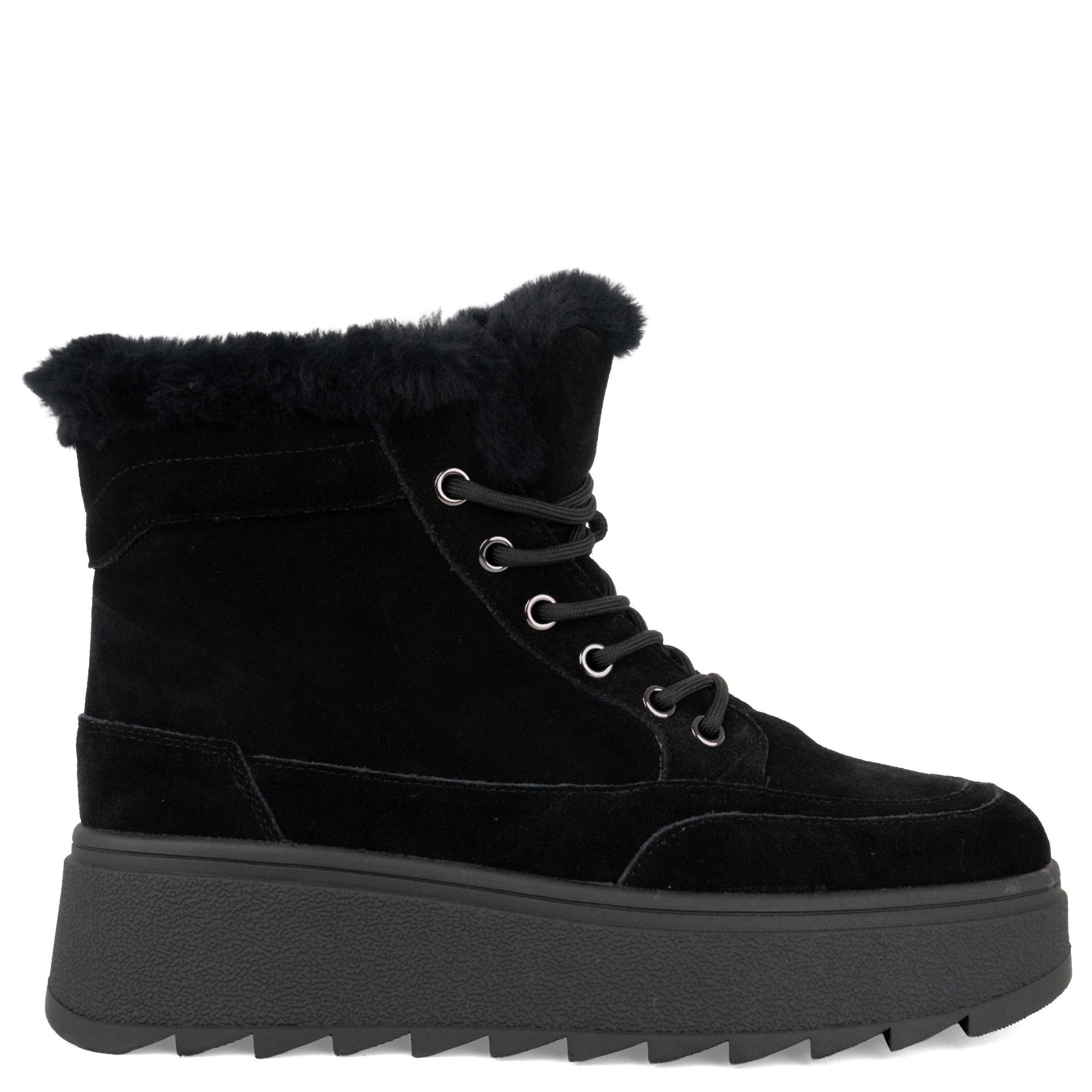 LA CONTE Pašiltinti aulinukai moterims, Juoda, Wm booties, lac6590-25224-woblk 2