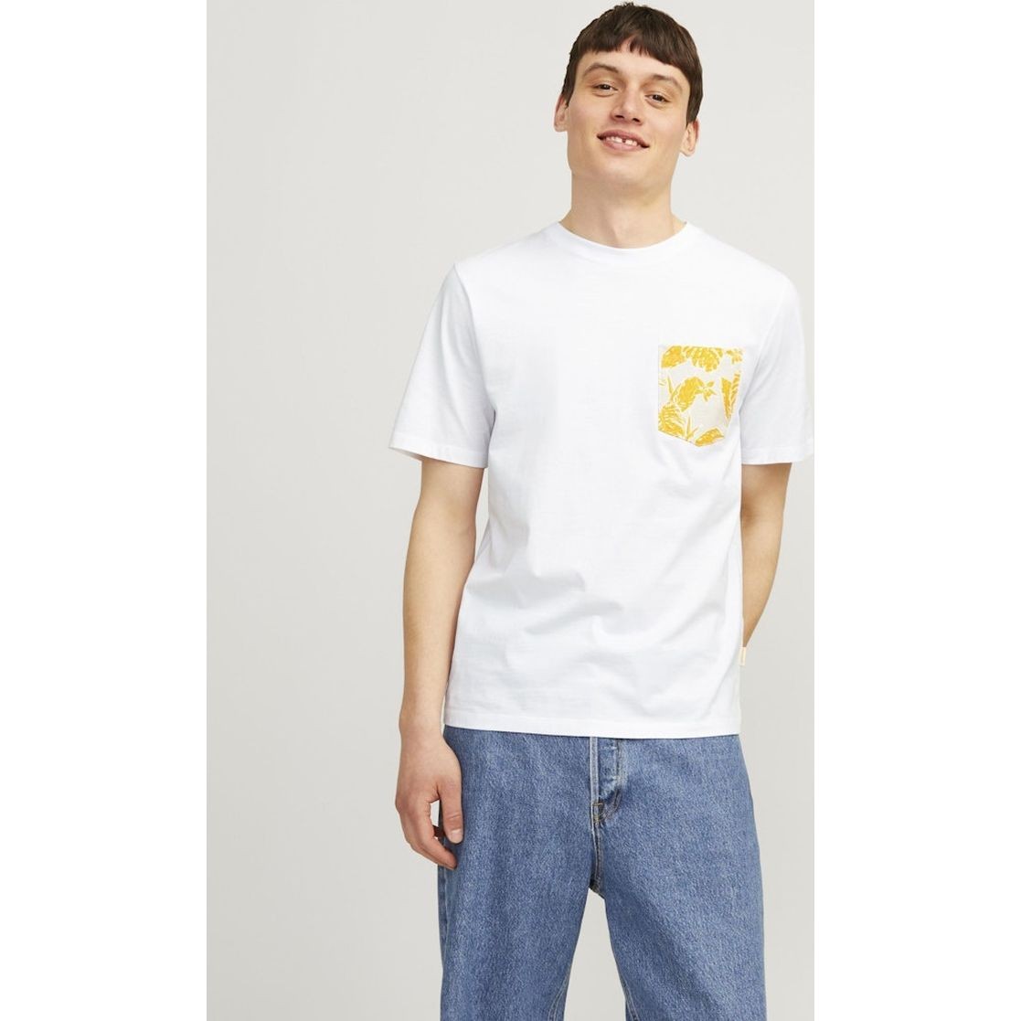 JACK & JONES Marškinėliai vyrams, Balta, Joraruba t-shirts 2