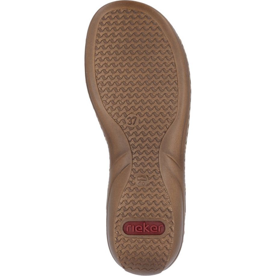 RIEKER Basutės moterims, Smėlio, Sandals 9