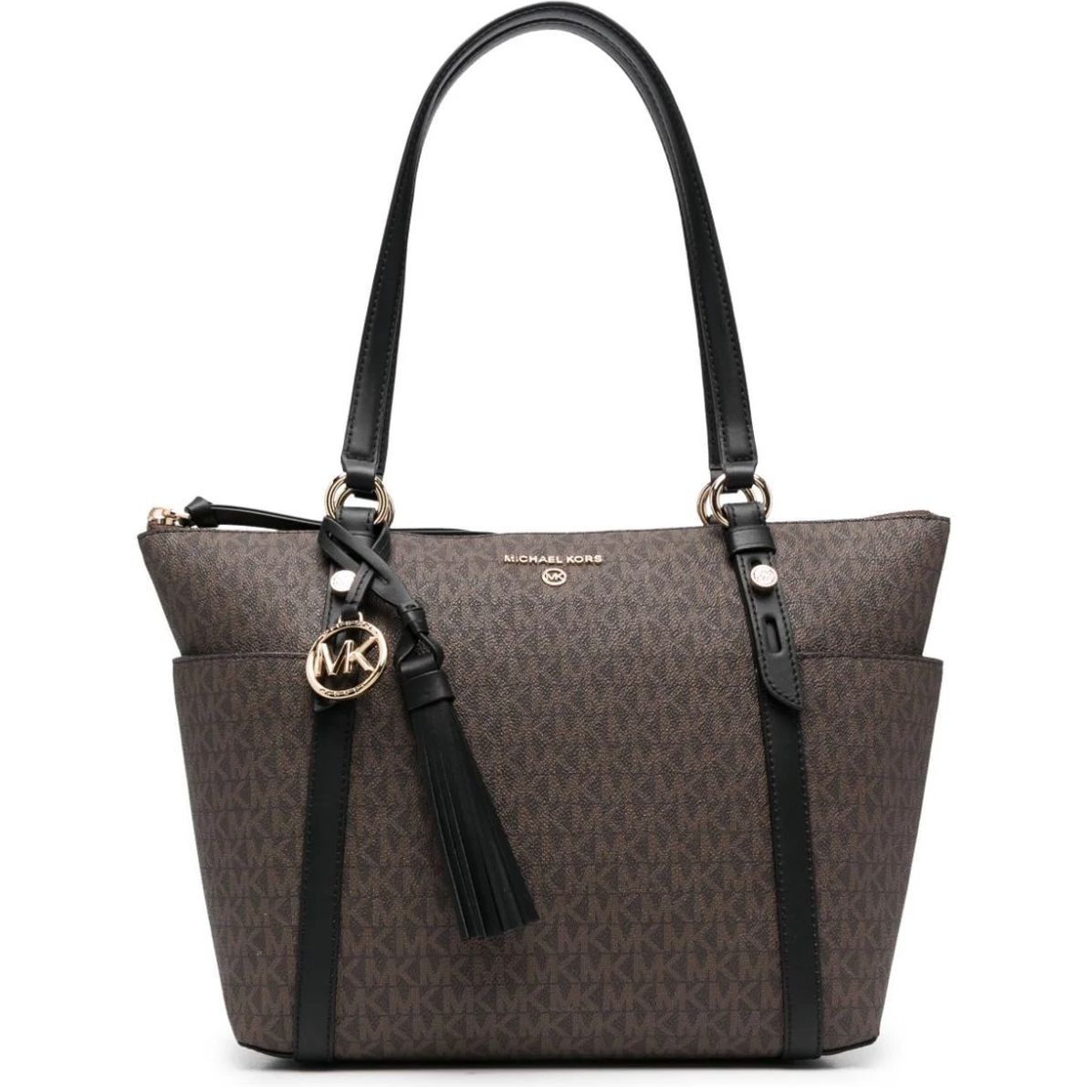 MICHAEL KORS Pirkinių krepšys moterims, Ruda, MD top-zip tote 1