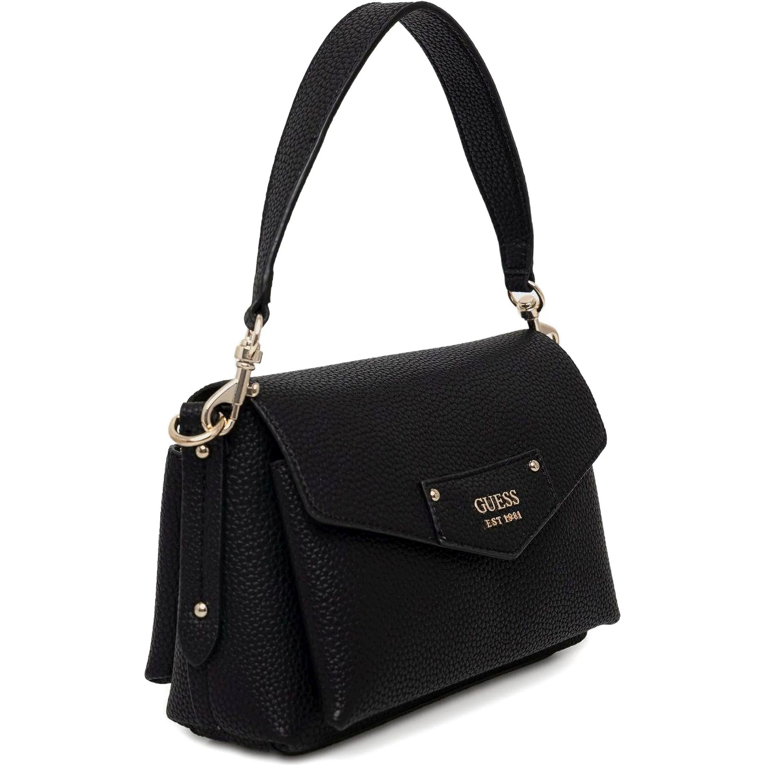 GUESS Rankinė moterims, Juoda, ECO BRENTON BUCKET 2