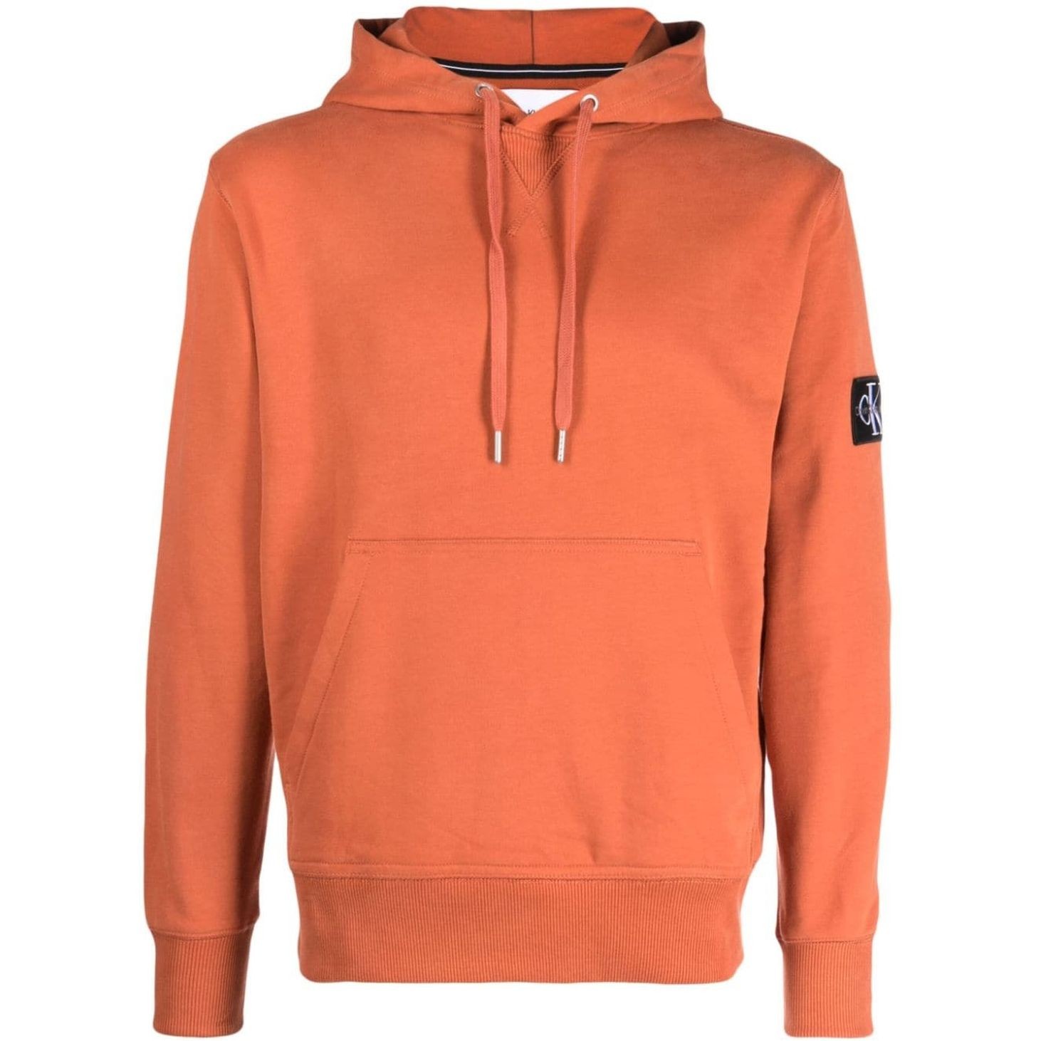 CALVIN KLEIN JEANS Džemperis vyrams, Ruda, Badge hoodie 1