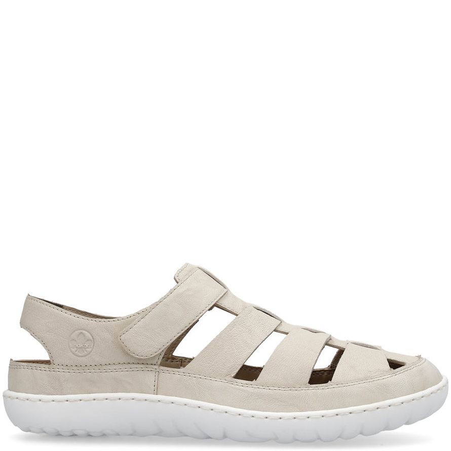 RIEKER Basutės moterims, Smėlio, SANDALS 3