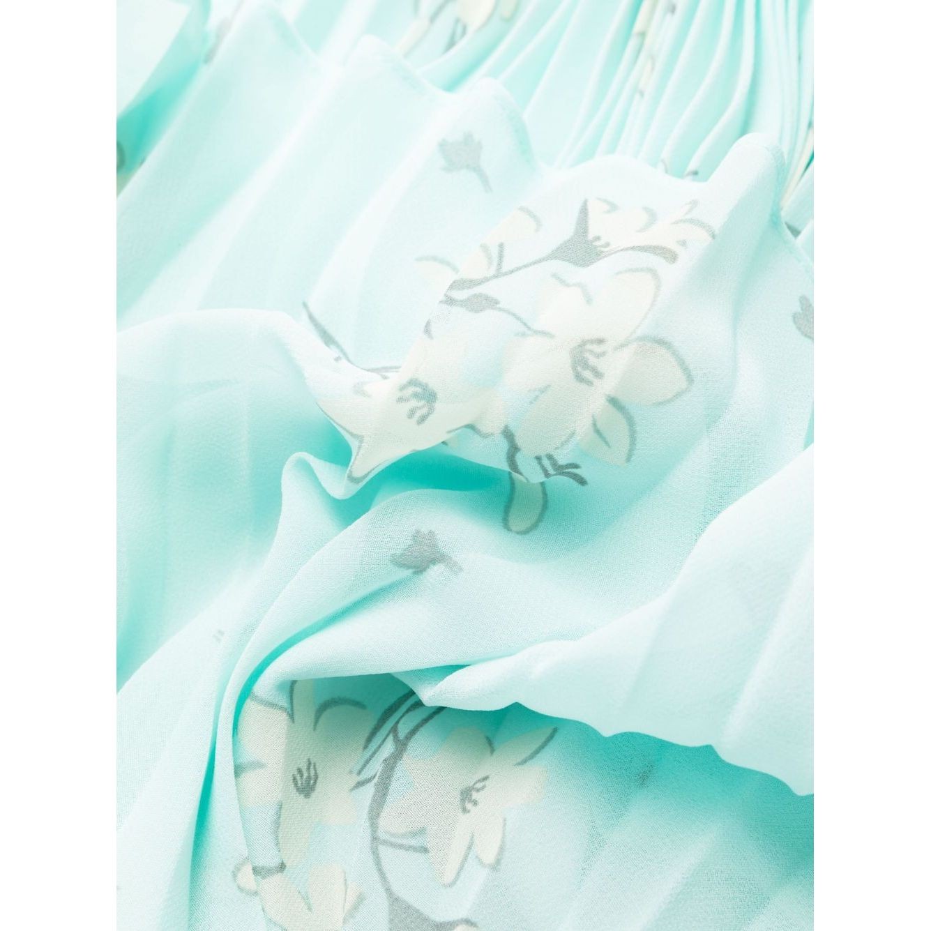 SELF PORTRAIT Midi suknelė moterims, Mėlyna, Blue floral tiered midi dress 3