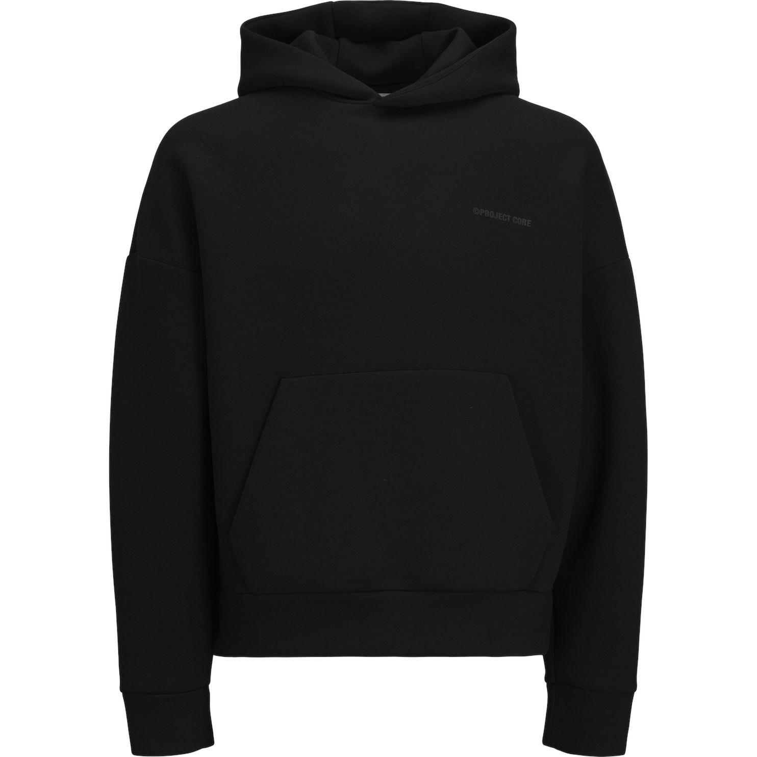 JACK & JONES Džemperis vyrams, Juoda, Kinetic sweat hood 1