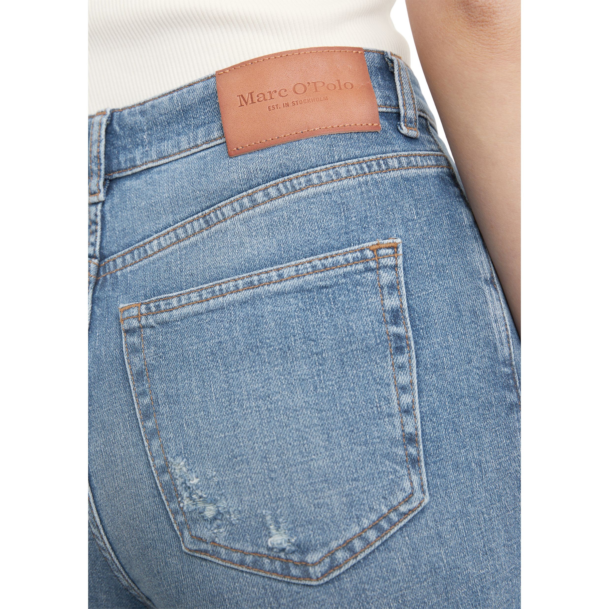 MARC O'POLO Tiesūs džinsai moterims, Mėlyna, Straight M08915612037 4