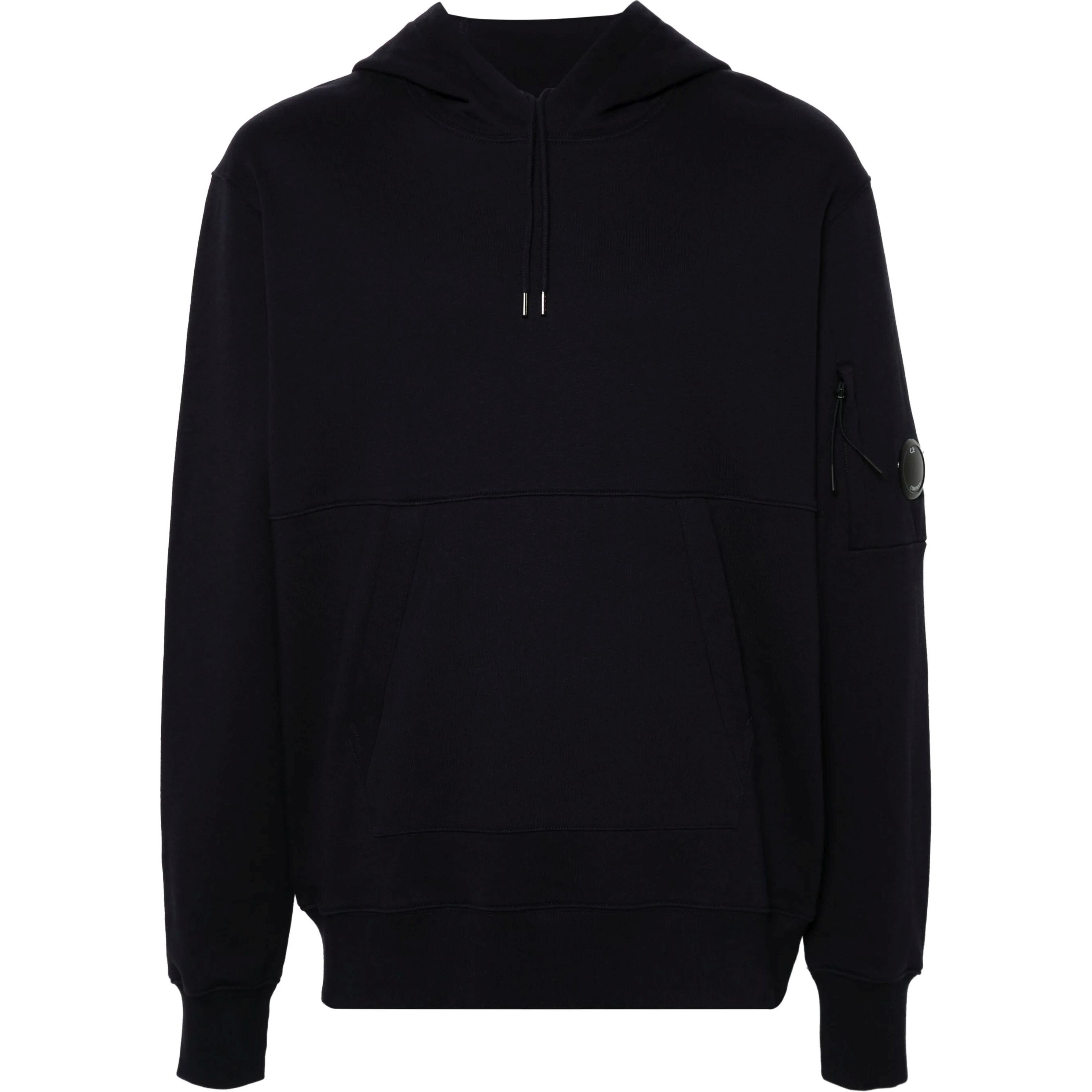 C.P. COMPANY Džemperis vyrams, Mėlyna, Lens fleece hoodie