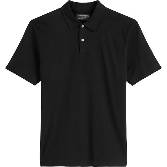 MARC O'POLO Polo marškiniai trumpos rank. vyrams, Juoda, Polo short 524221053056