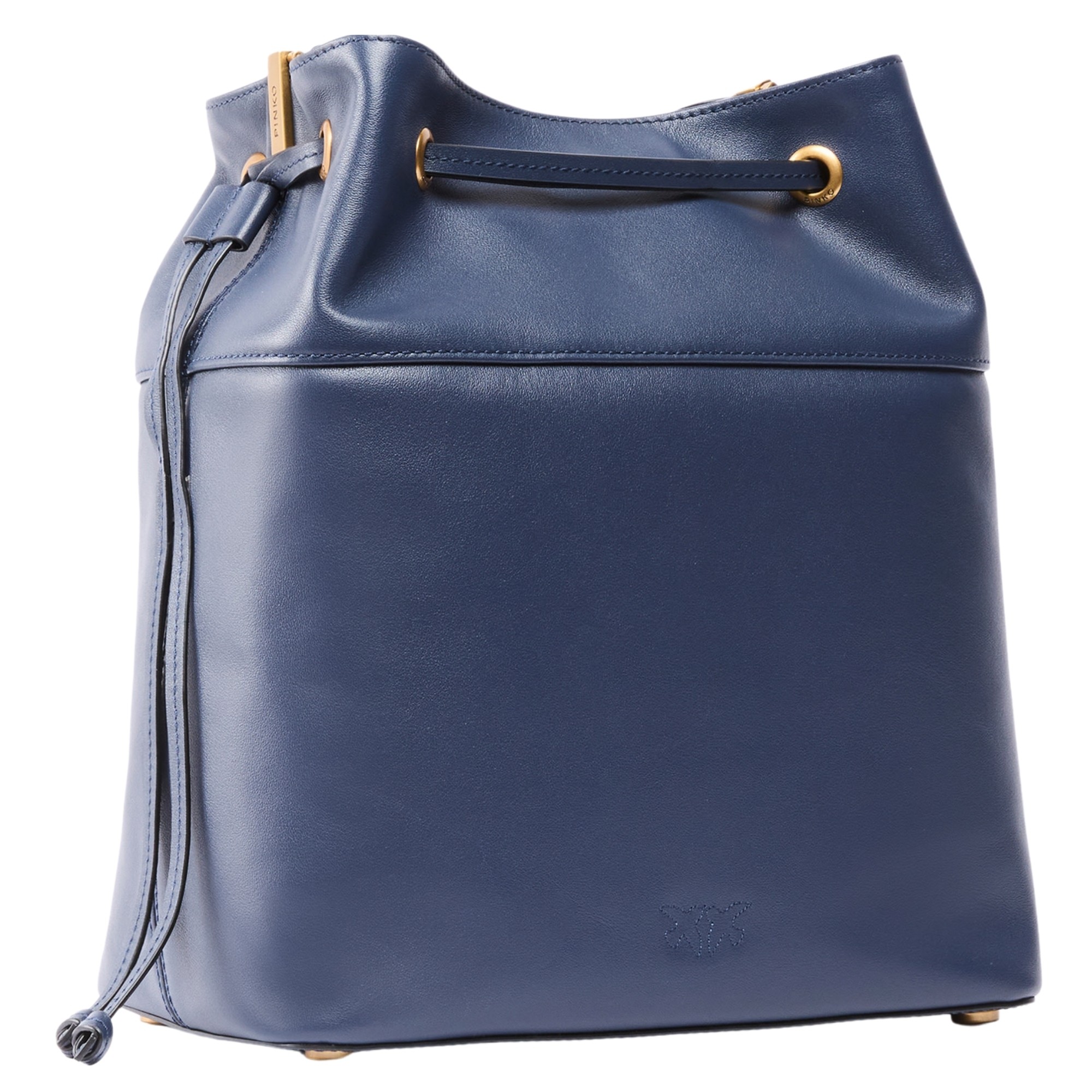 PINKO Rankinė per petį moterims, Mėlyna, Secchiello classic bag 2