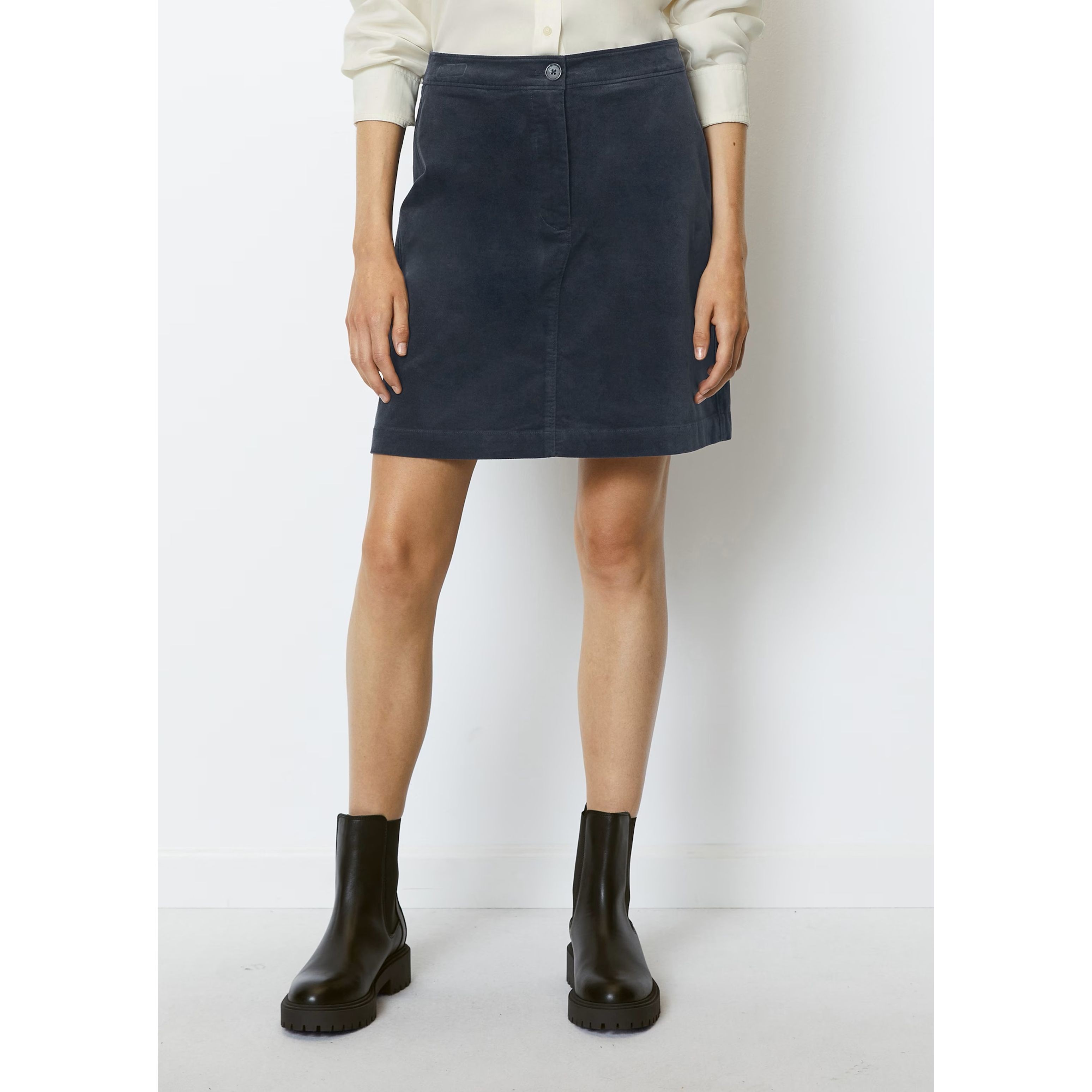 MARC O'POLO Mini sijonas moterims, Mėlyna 2