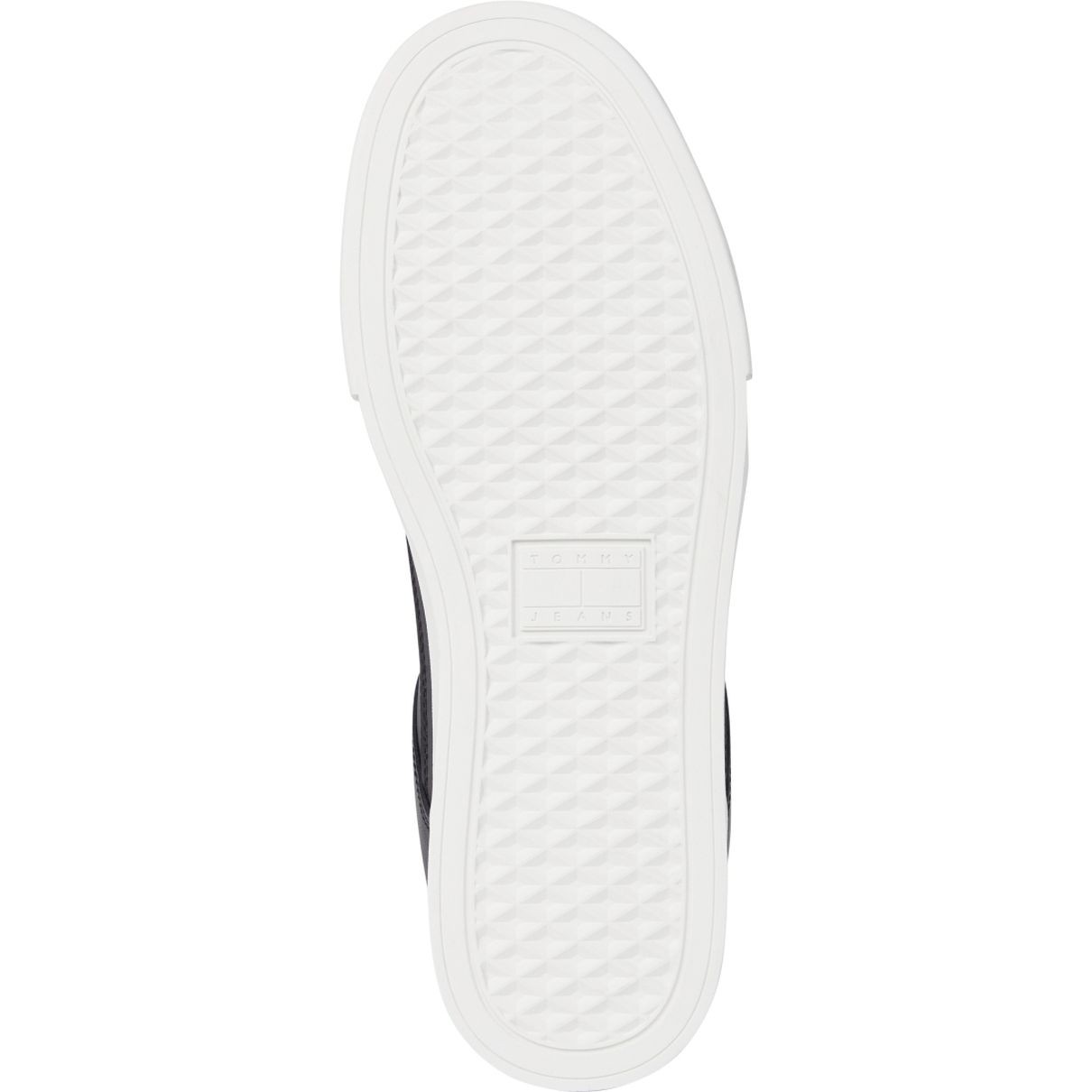 TOMMY JEANS Laisvalaikio bateliai vyrams, Juoda, Vulcanized foxing flag leisure 6