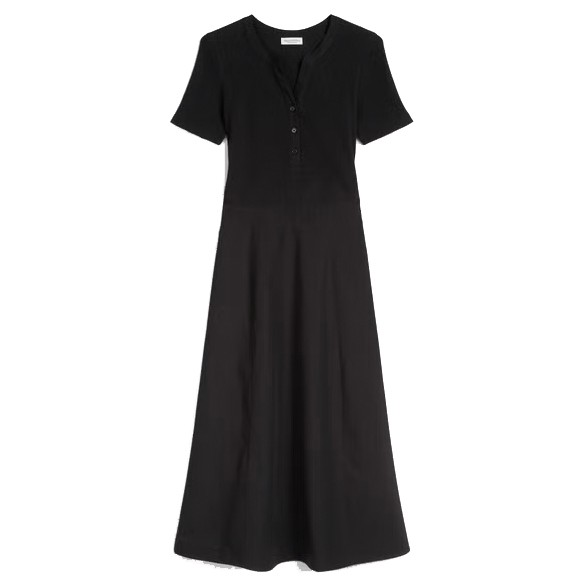 MARC O'POLO Midi suknelė moterims, Juoda, 506215659019 Midi dress 1