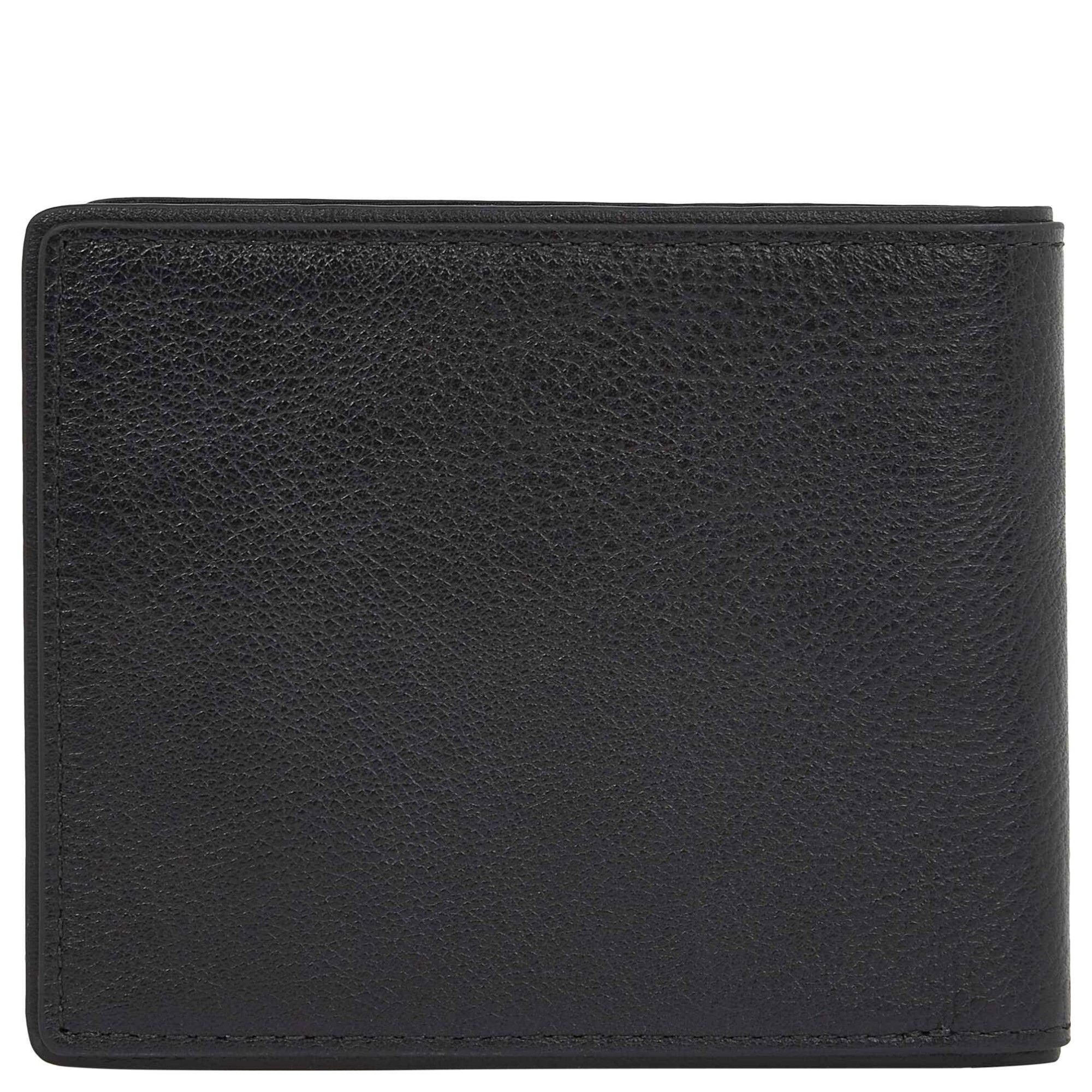 TOMMY HILFIGER Piniginė vyrams, Juoda, TH corp cc & coin 2