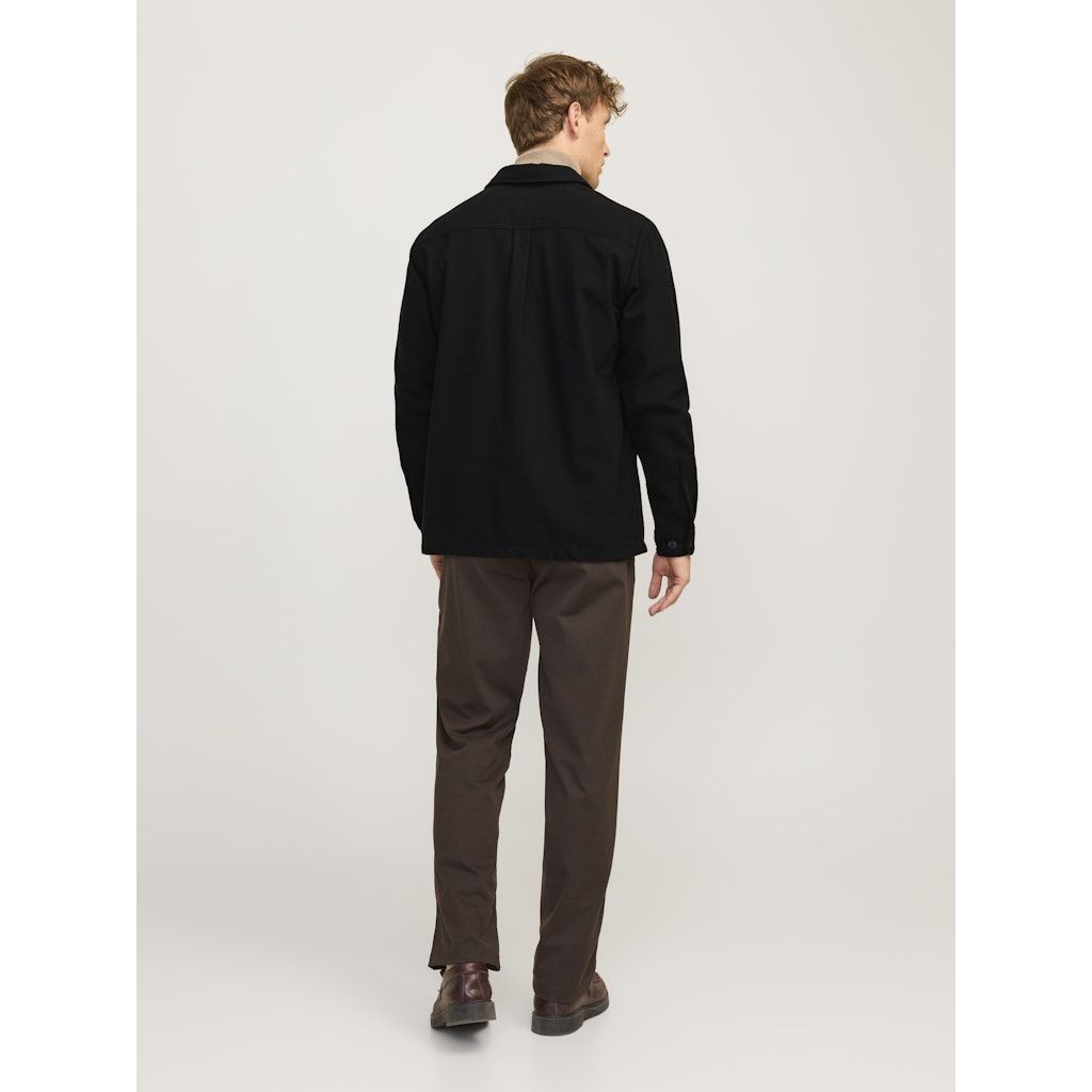 JACK & JONES Lengva striukė vyrams, Ruda, Raymond melange solid 3