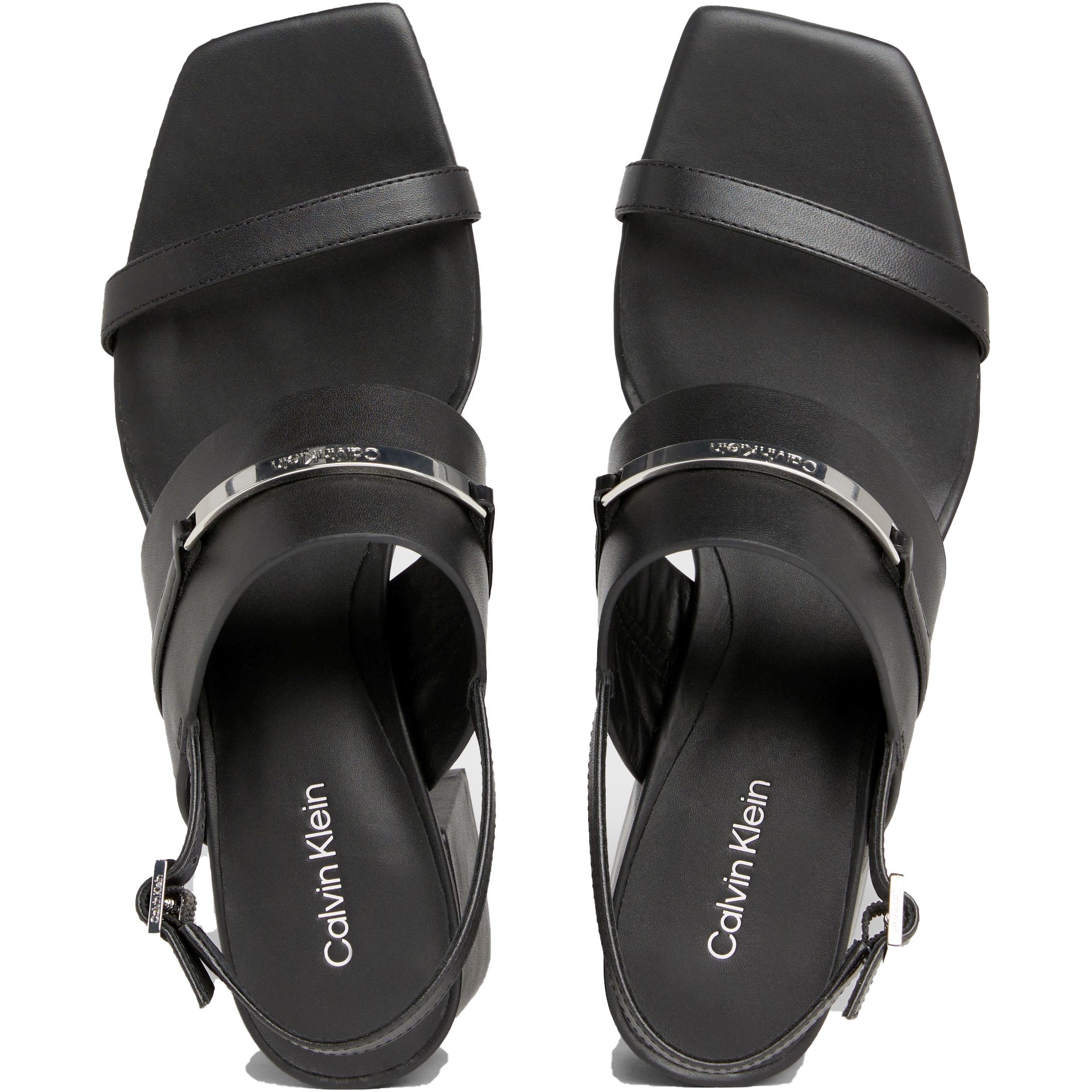 CALVIN KLEIN Basutės moterims, Juoda, Heel sandal 45 bar 4