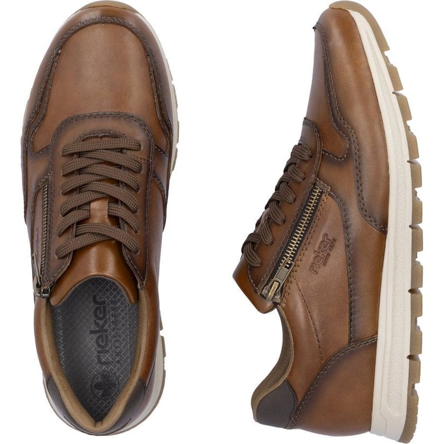 RIEKER Laisvalaikio bateliai vyrams, Juoda, Men's shoes 3