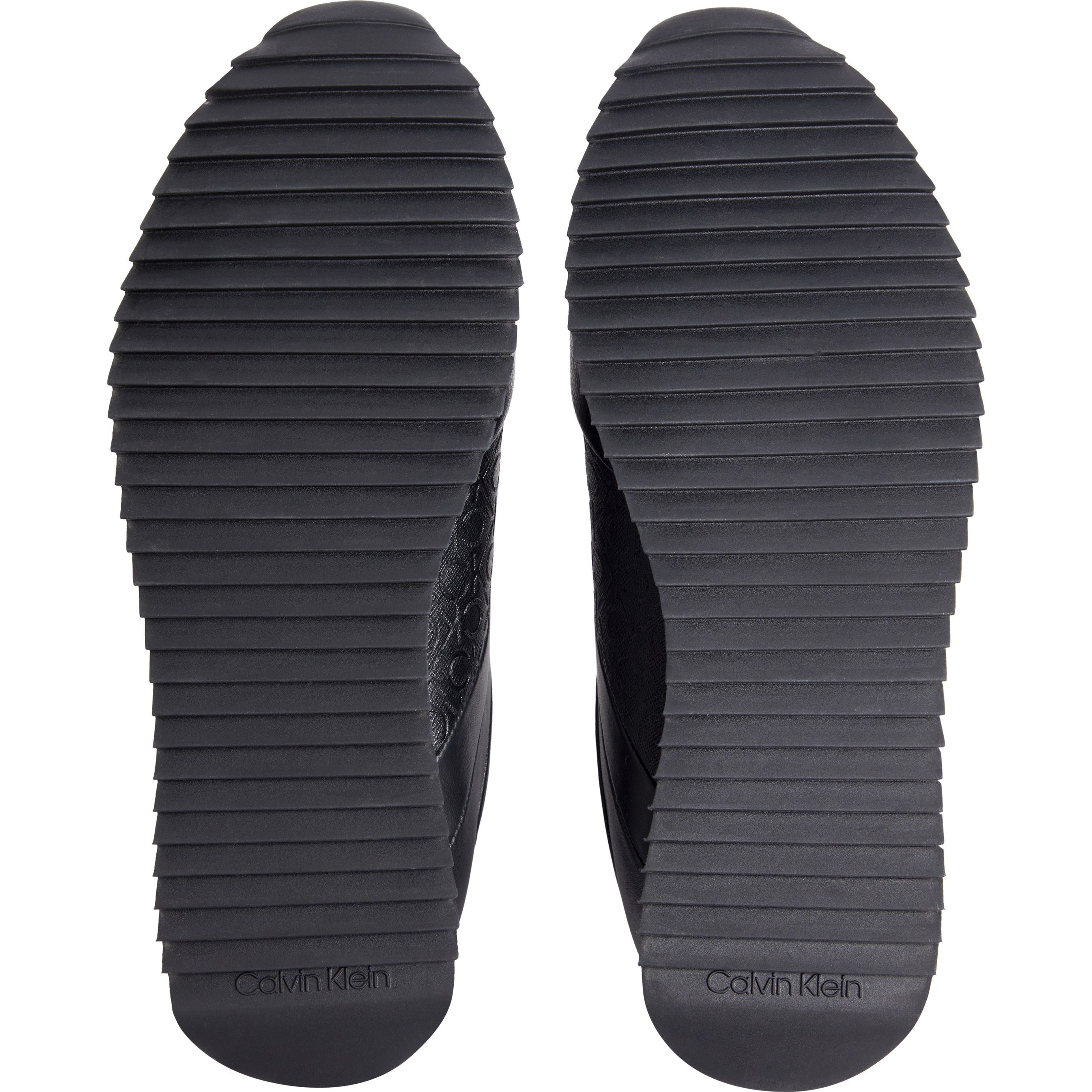 CALVIN KLEIN Laisvalaikio bateliai moterims, Juoda, Lace up mono mix leisure 5