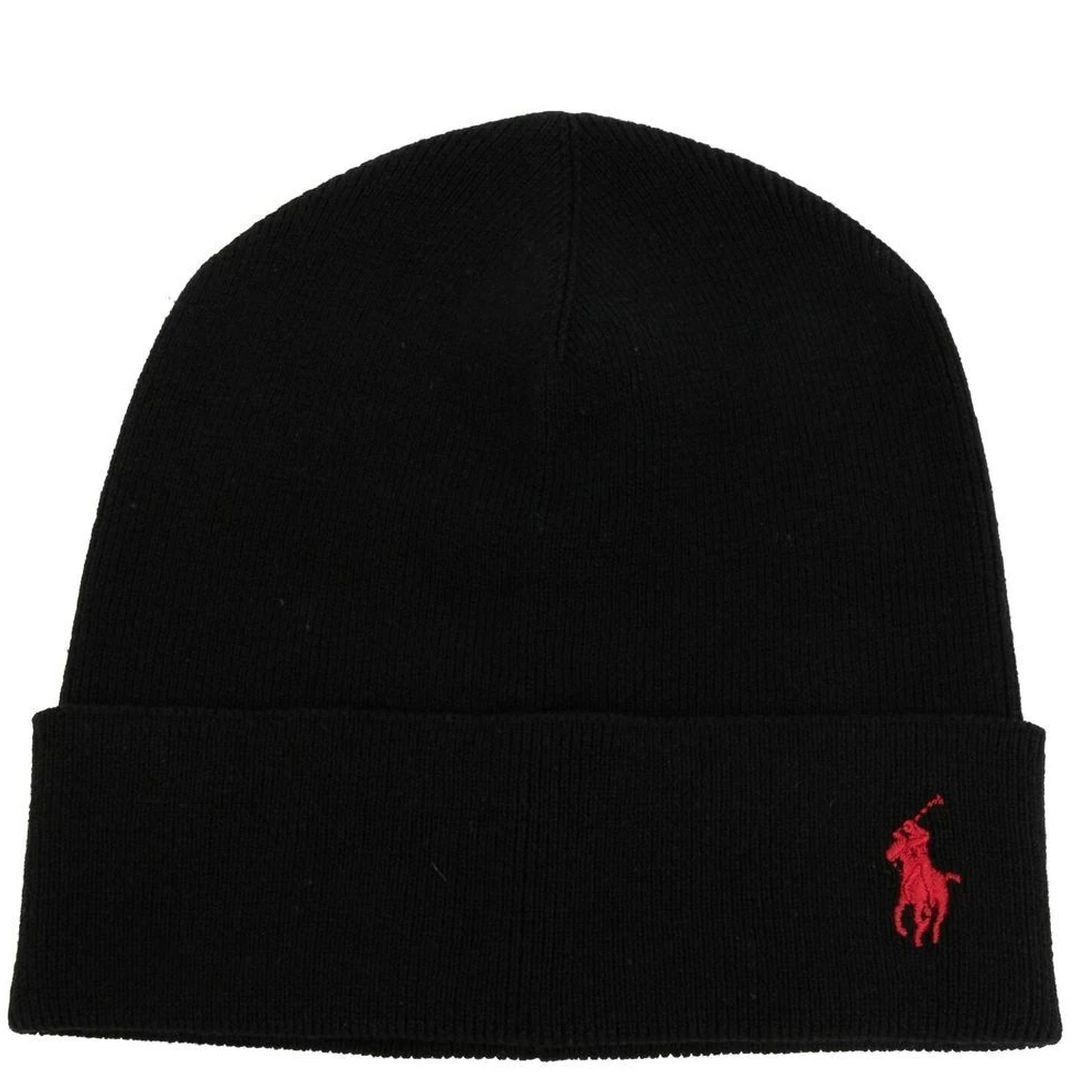 POLO RALPH LAUREN Skrybėlė vyrams, Juoda, Cold weather hat 1