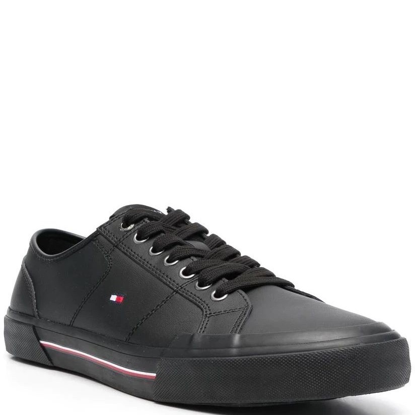 TOMMY HILFIGER Sportiniai bateliai vyrams, Juoda, Core corporate sport shoe 2