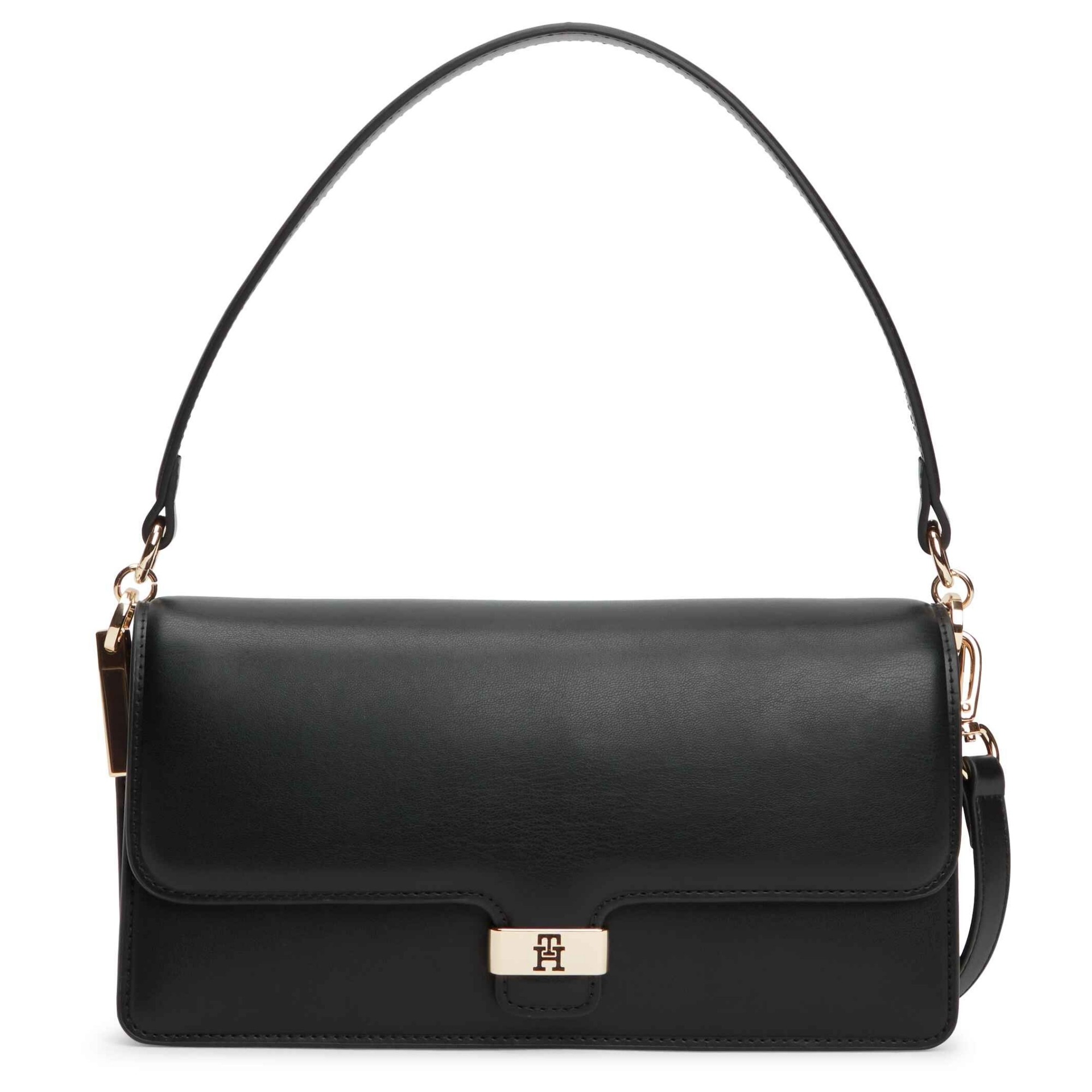 TOMMY HILFIGER Rankinė per petį moterims, Juoda, TH heritage conv crossover 1