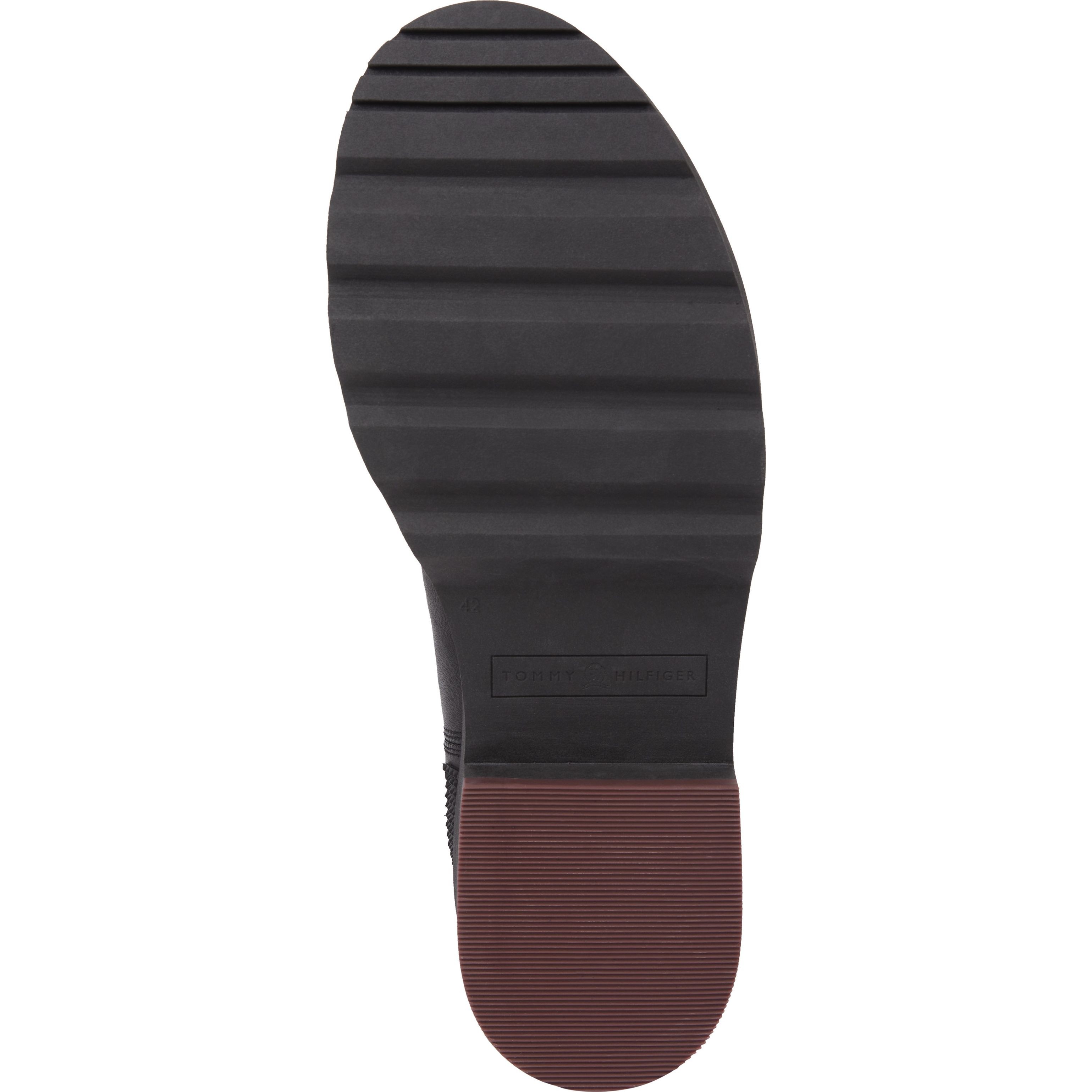 TOMMY HILFIGER Aulinukai vyrams, Juoda, Solid boot 4