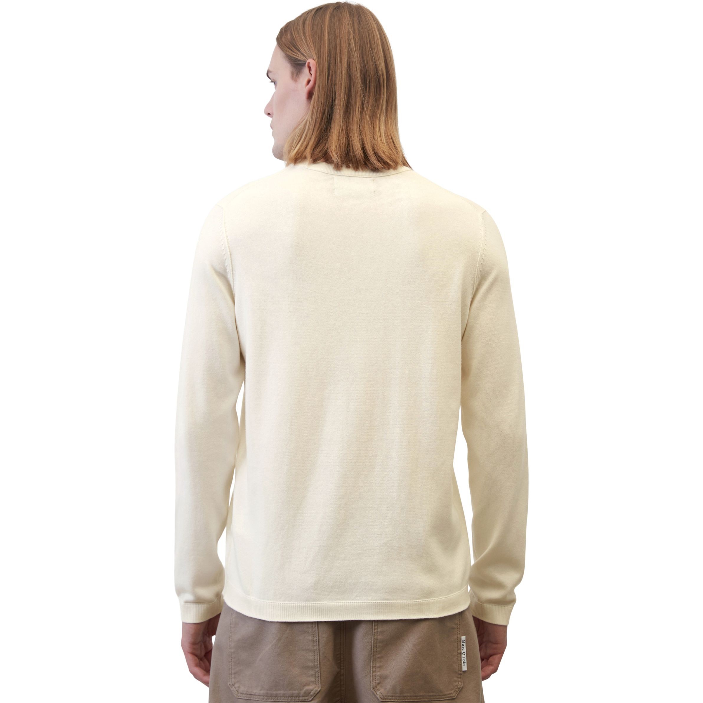 MARC O'POLO Megztinis vyrams, Balta 3