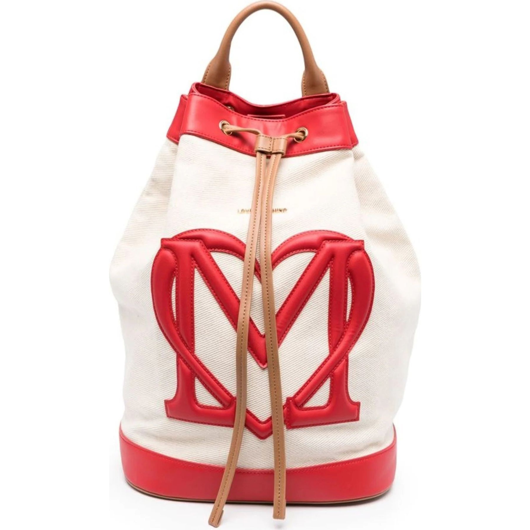 LOVE MOSCHINO Kuprinė moterims, Rožinė, Canvas backpack 1