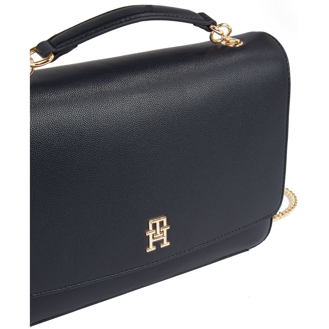 TOMMY HILFIGER Rankinė per petį moterims, Mėlyna, Timeless flap crossover 4